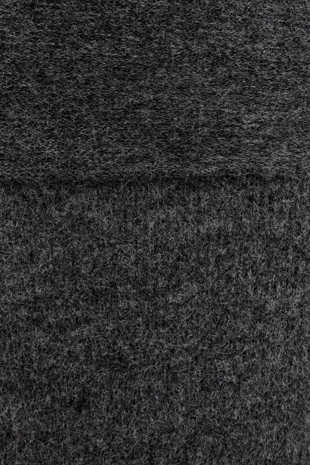 Charlotte Off Shoulder Knit Long Sleeve Top - Charcoal Marle #8