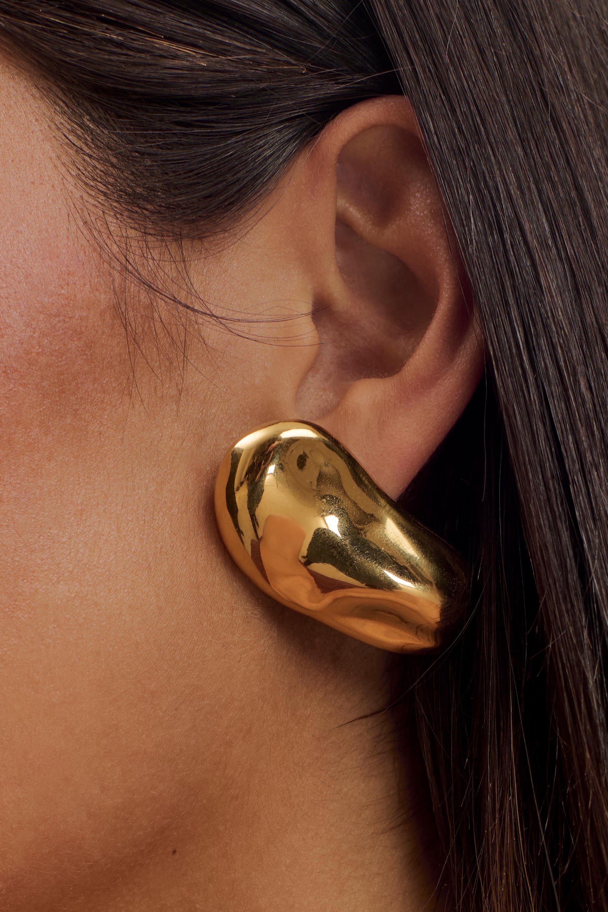 Alicia Horizontal Earrings - Gold #4