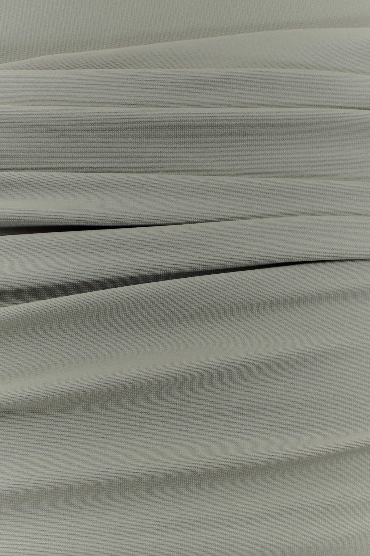 Sera One Shoulder Recycled Nylon Top With Drape - Basil #6