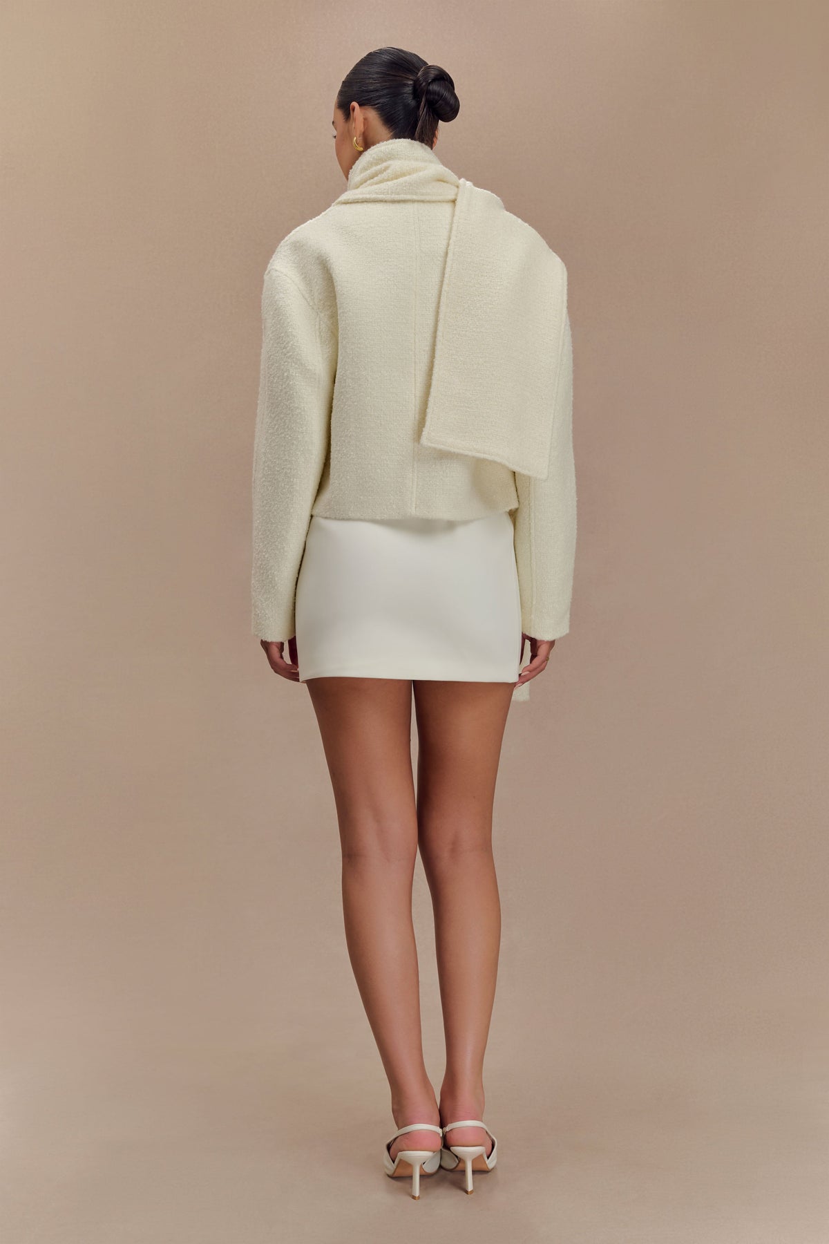Bree Scarf And Jacket - Ivory #3