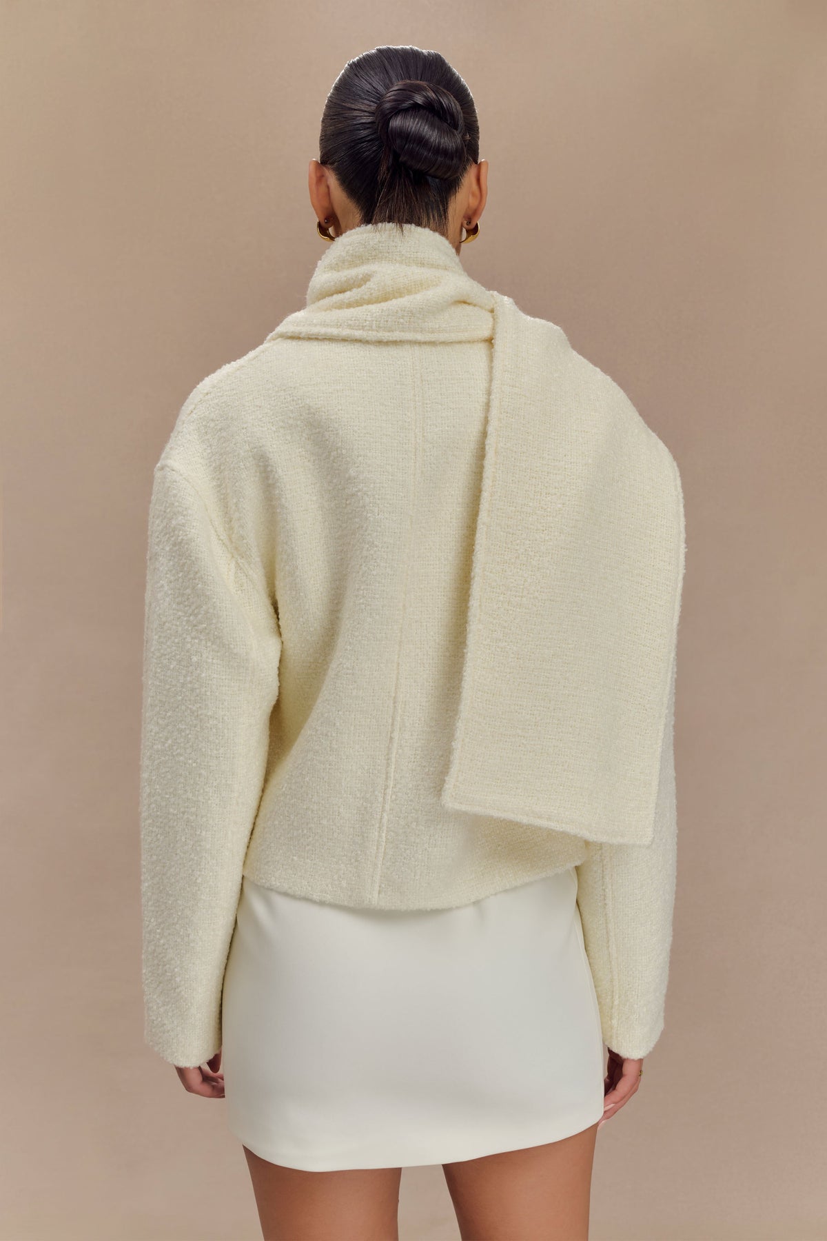 Bree Scarf And Jacket - Ivory #7