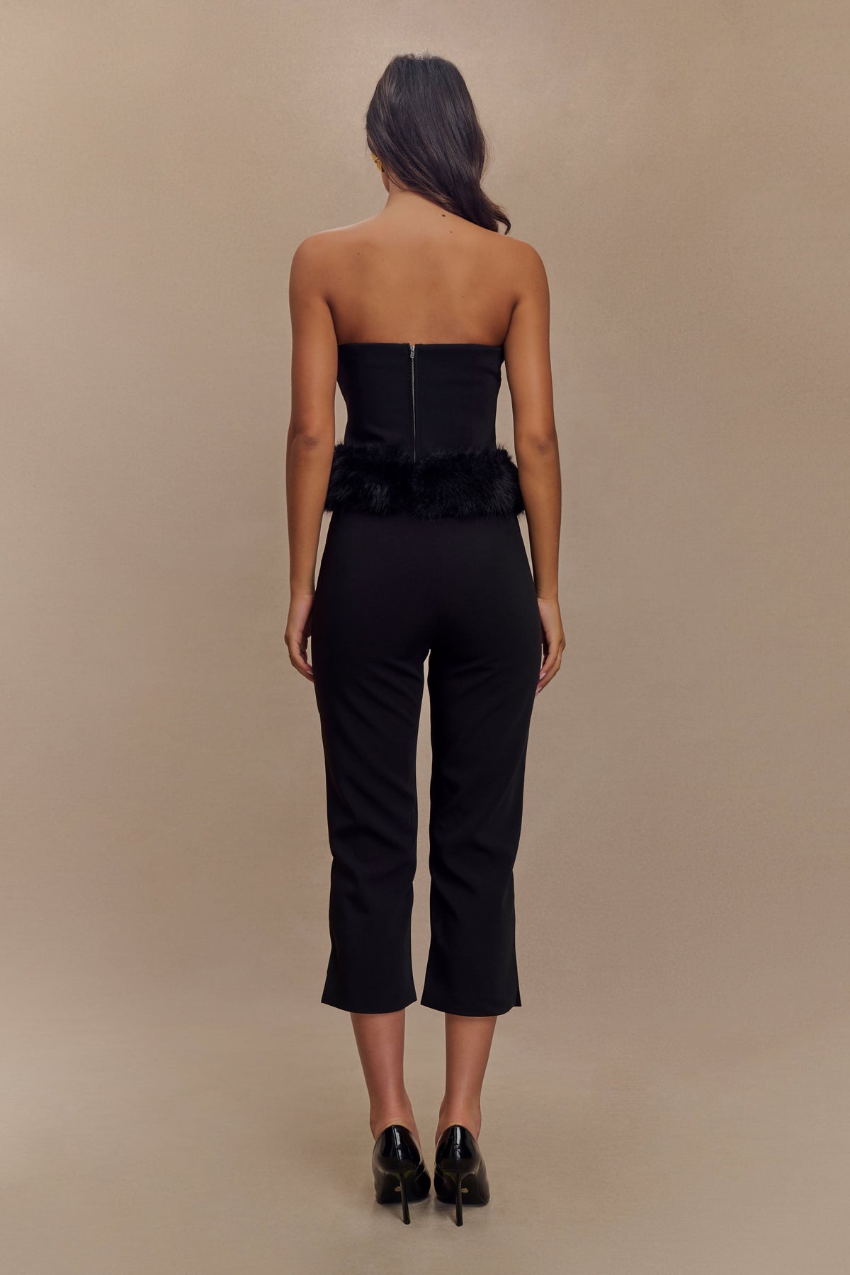 Nola Suiting Capri Pants - Black #2