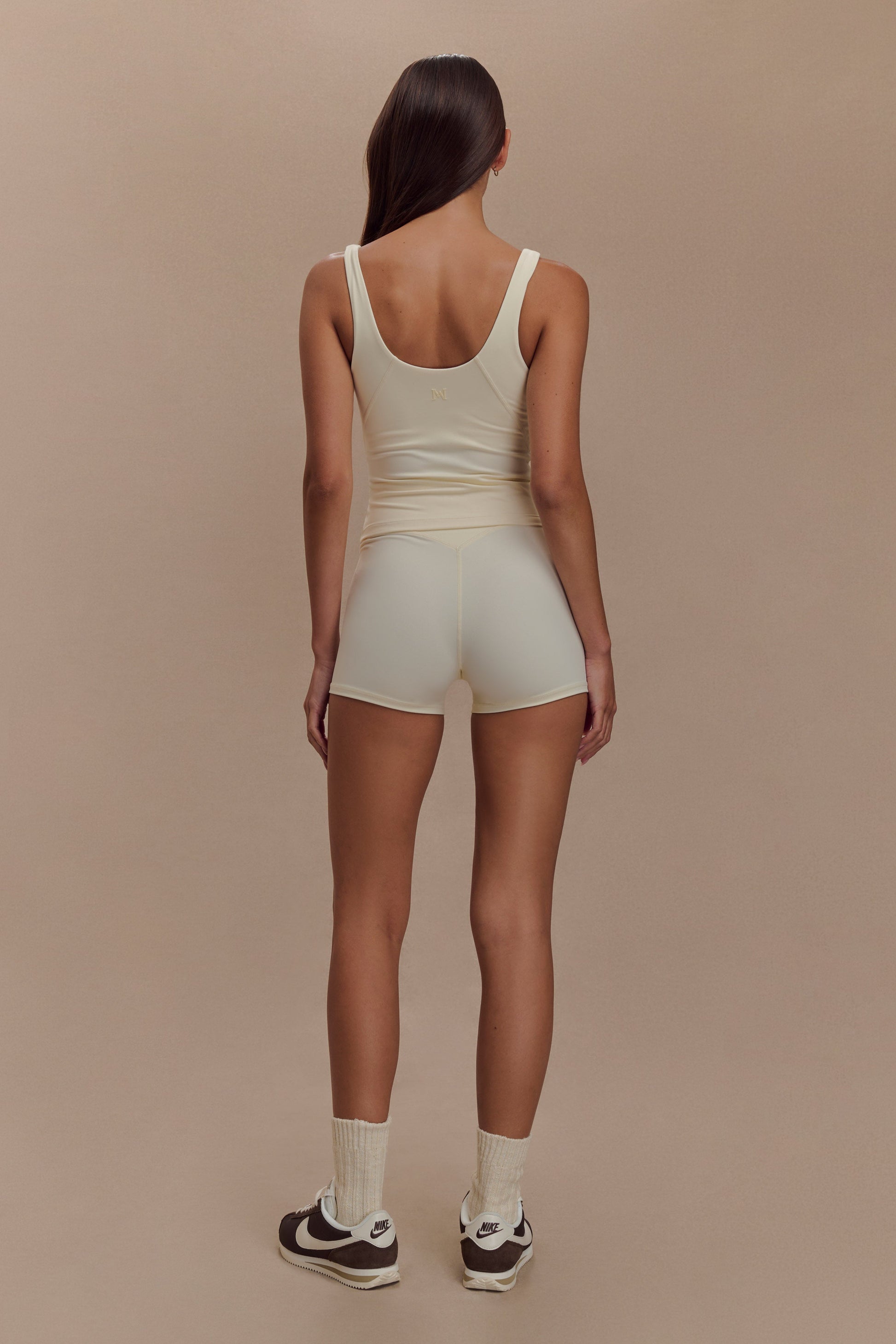 Orion Active Bike Shorts - Ivory #3