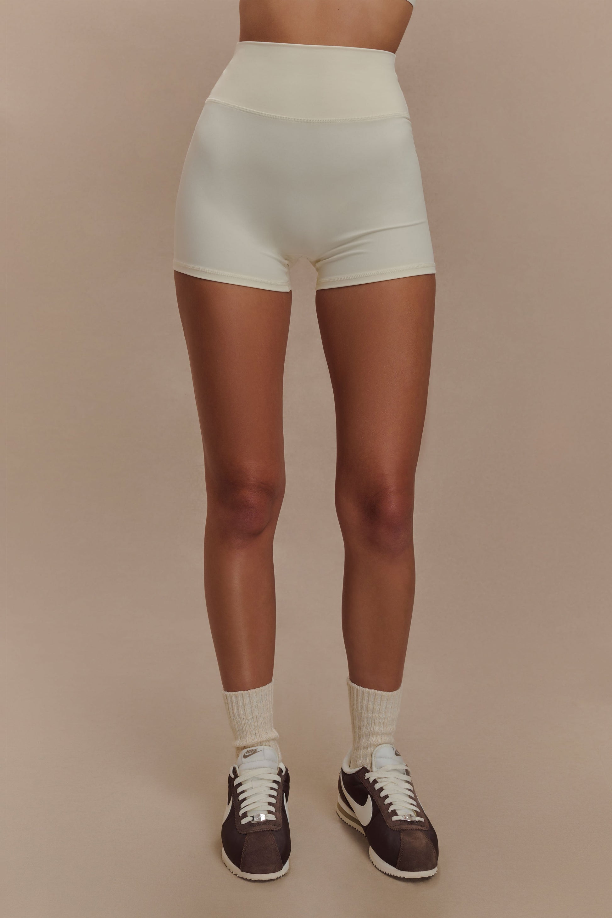 Orion Active Bike Shorts - Ivory #4