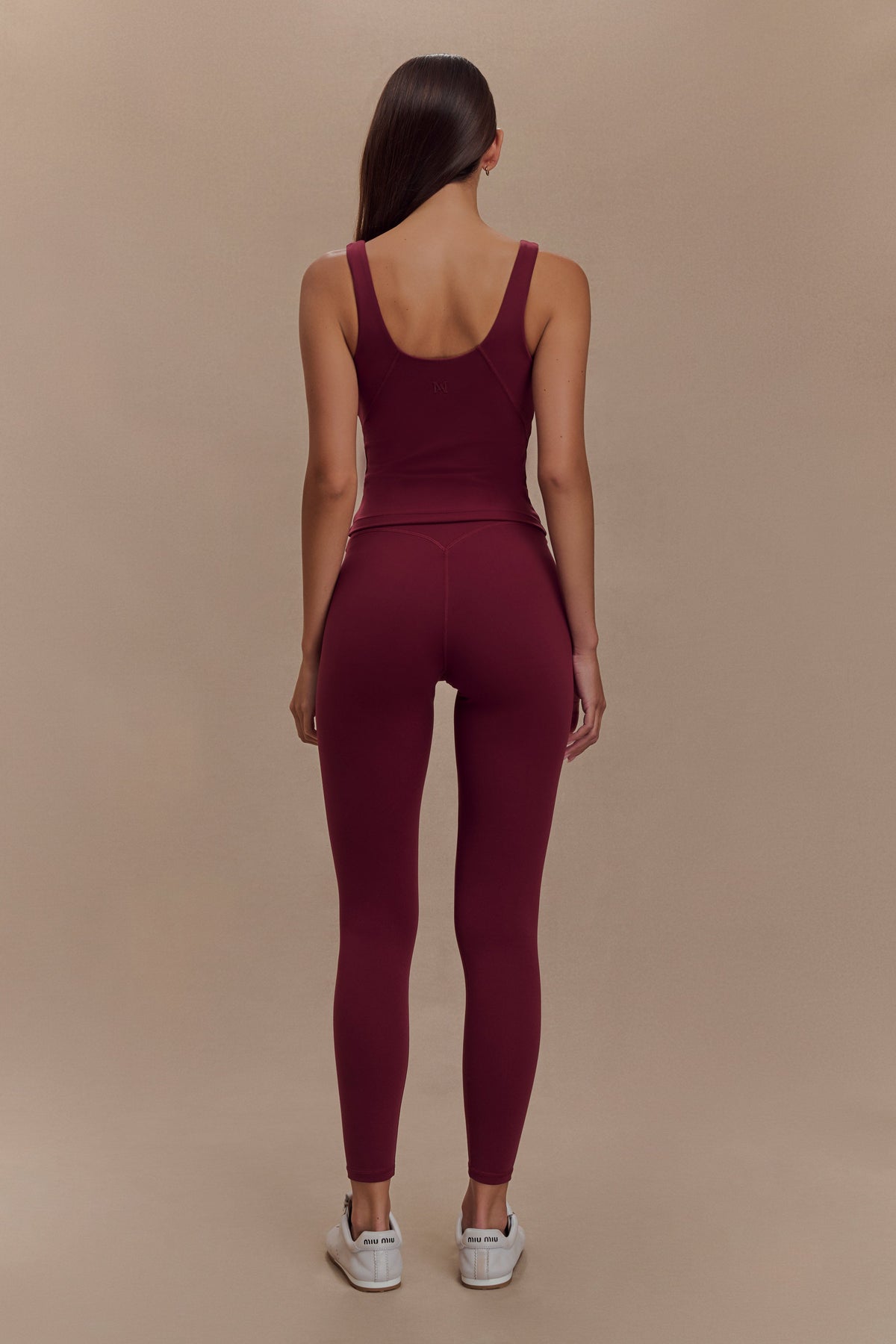 Callie Active Leggings - Burgundy #6