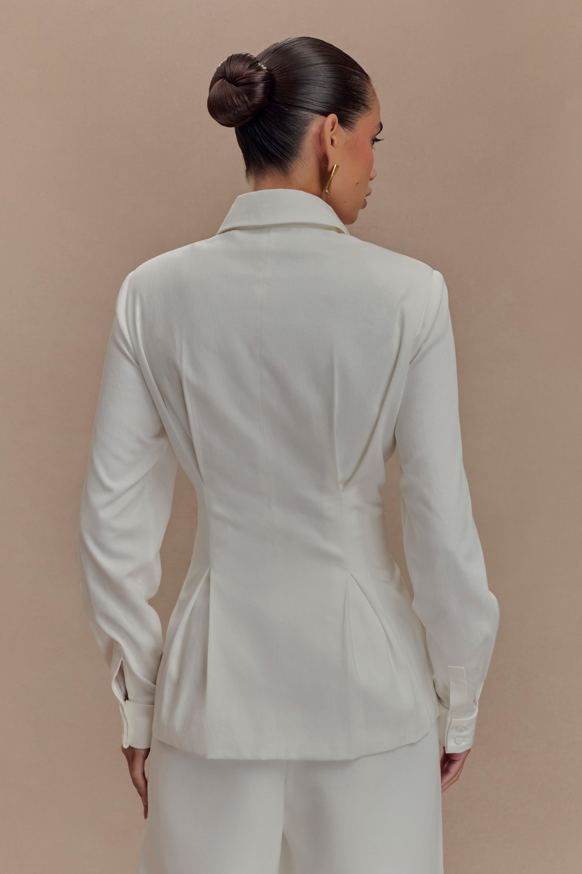 Rhia Oversized Shirt - White #4