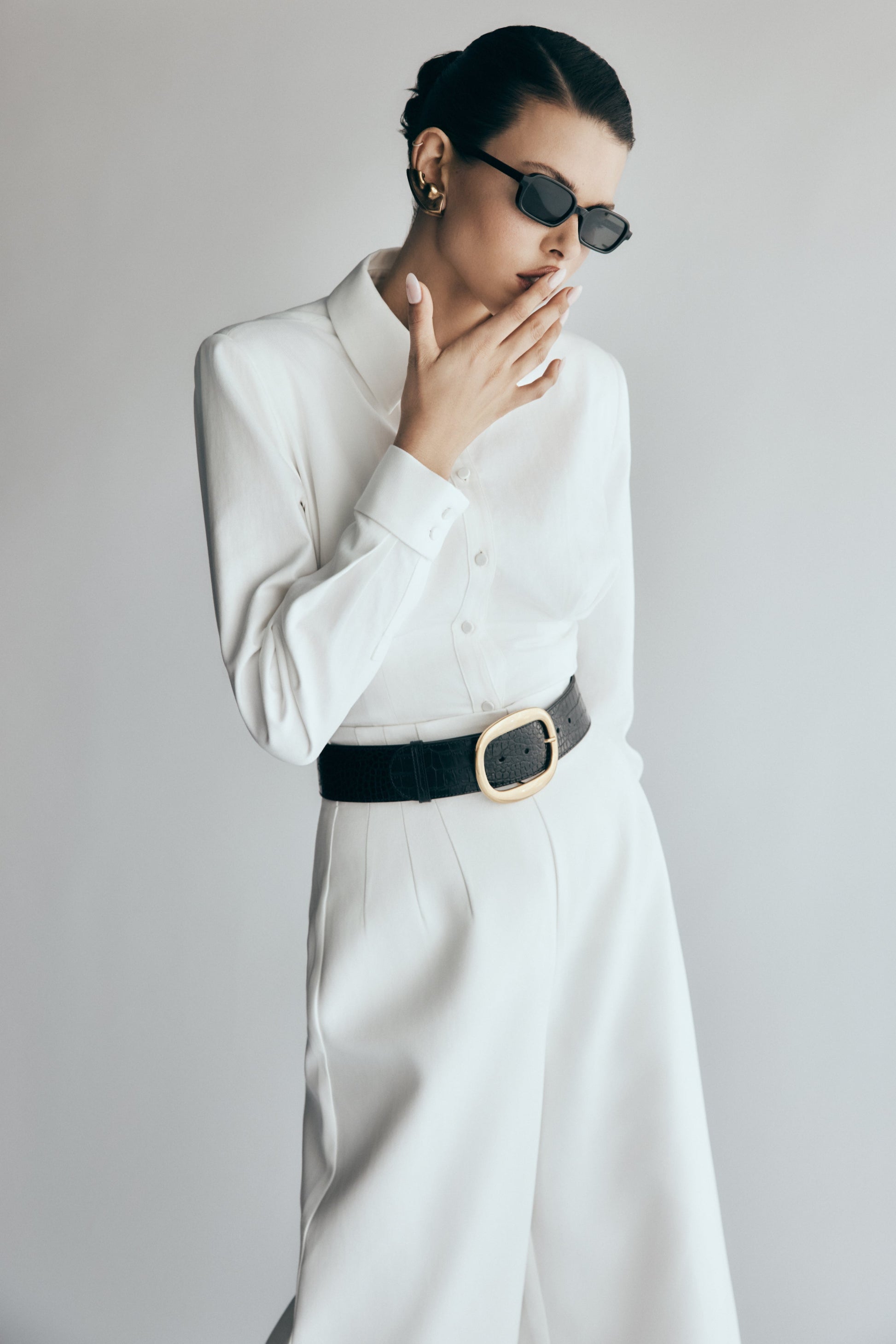 Rhia Oversized Shirt - White #2
