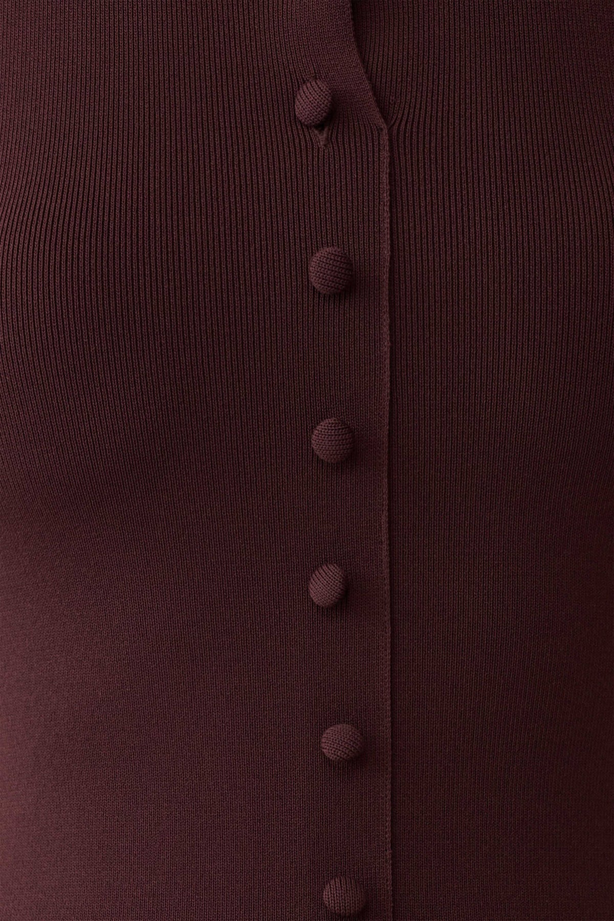 Rebena Pleated Midi Dress - Chocolate