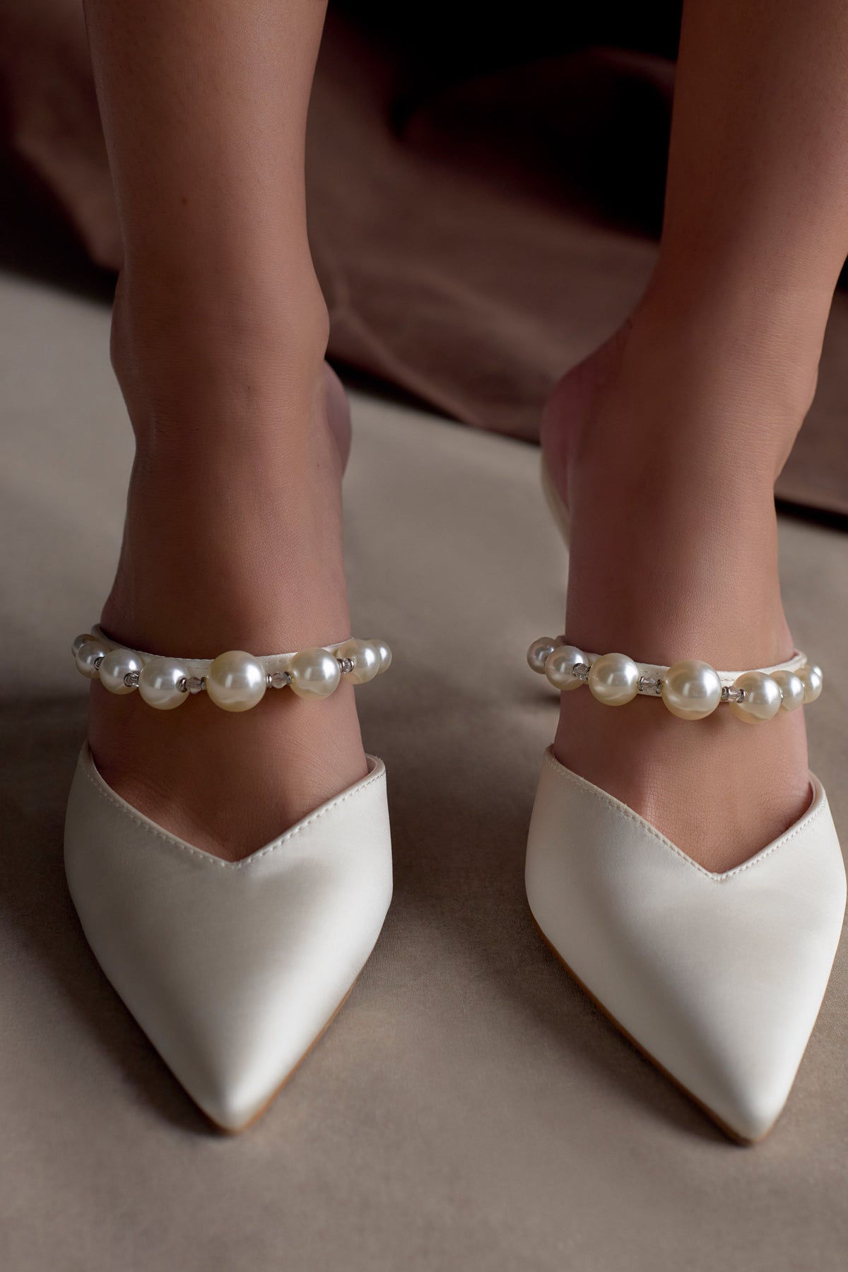 Karla Pearl Mule - Ivory #4
