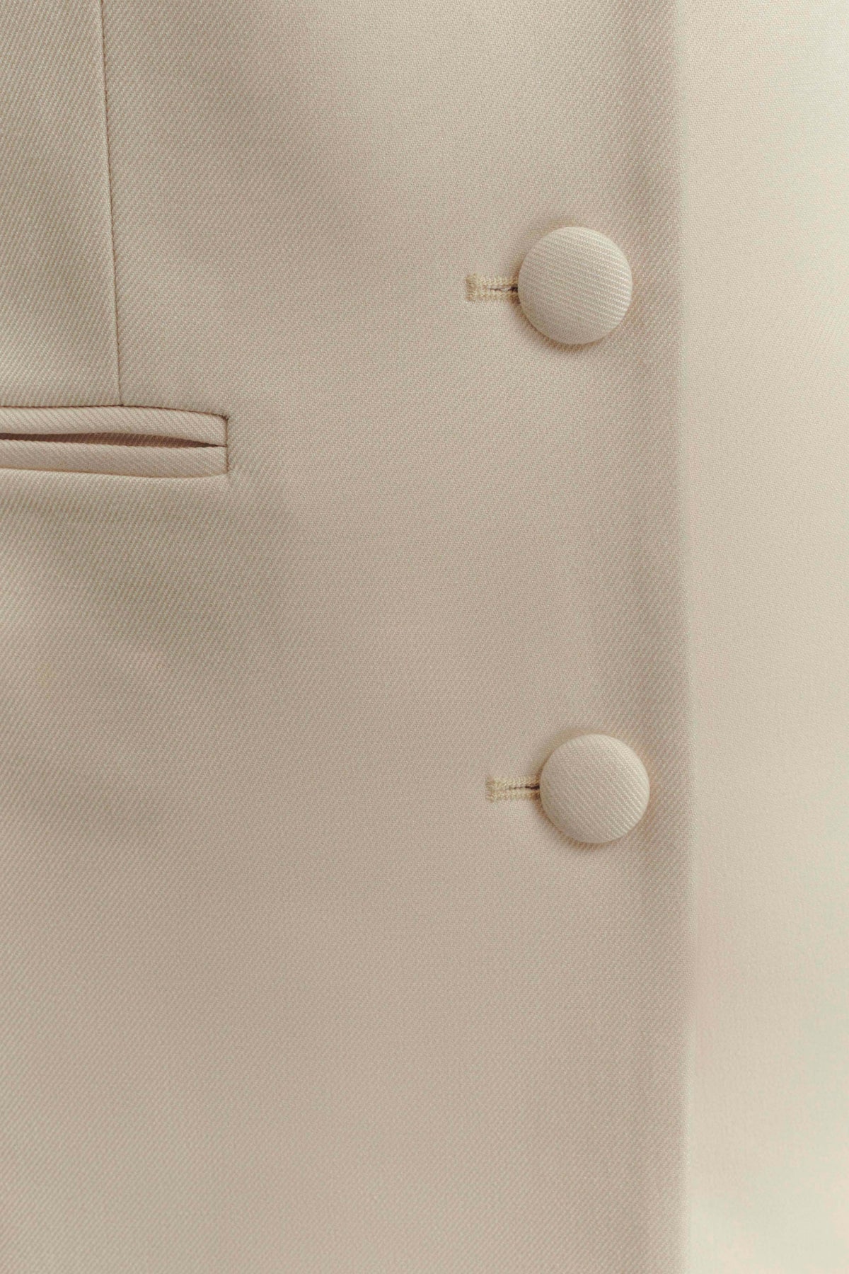 Bellamy Cinched Blazer - Buttermilk