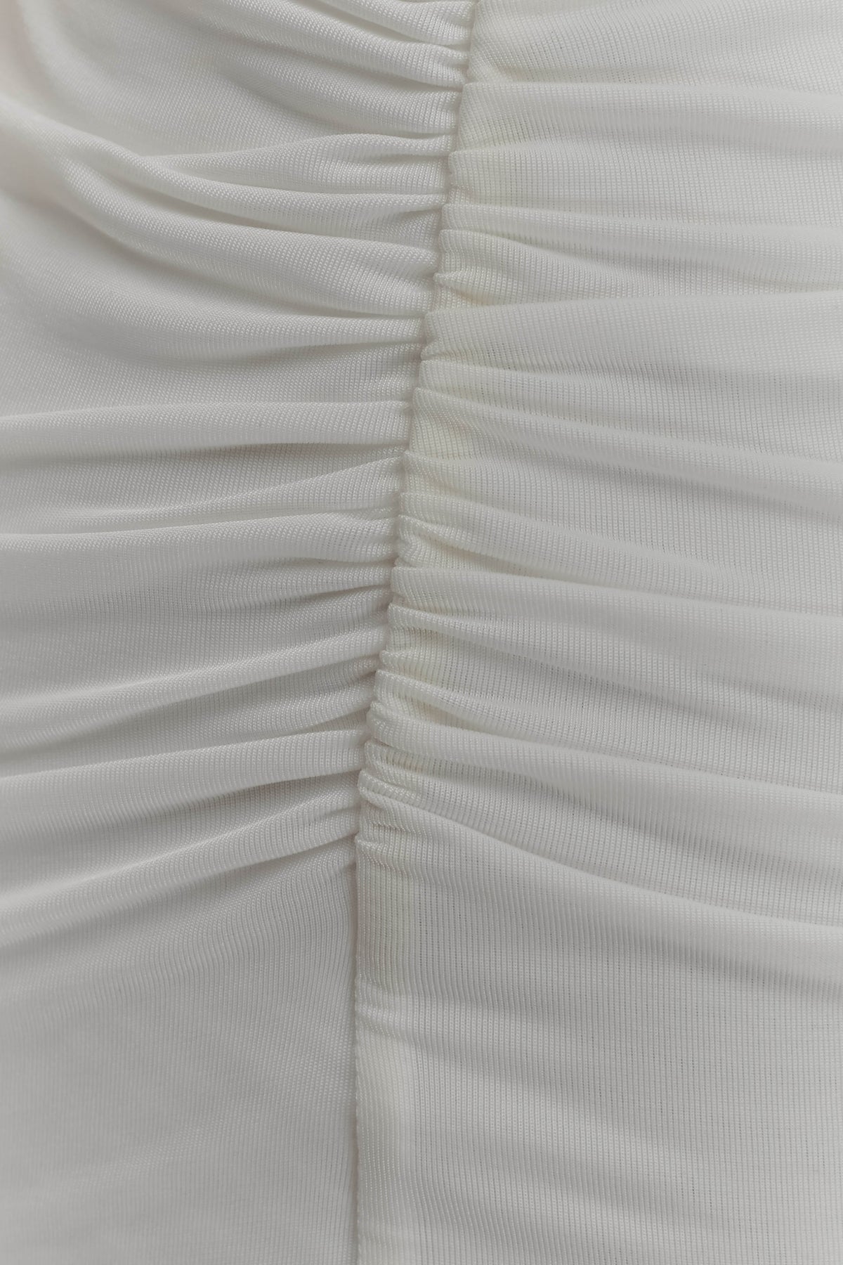 Vienna Slinky Cut Out Maxi Dress - White #5