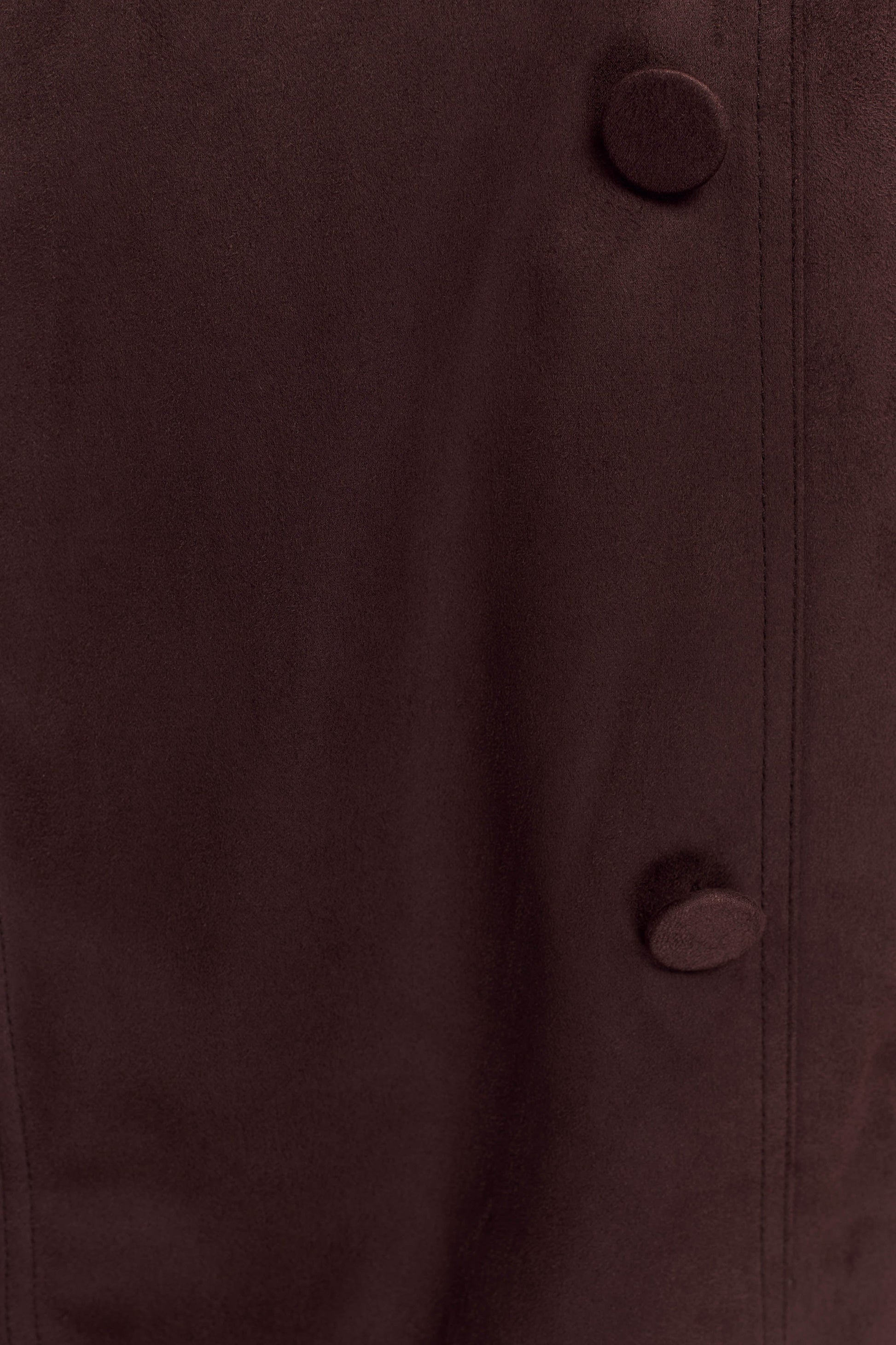 Marc Faux Suede Coat - Cocoa Chocolate #8