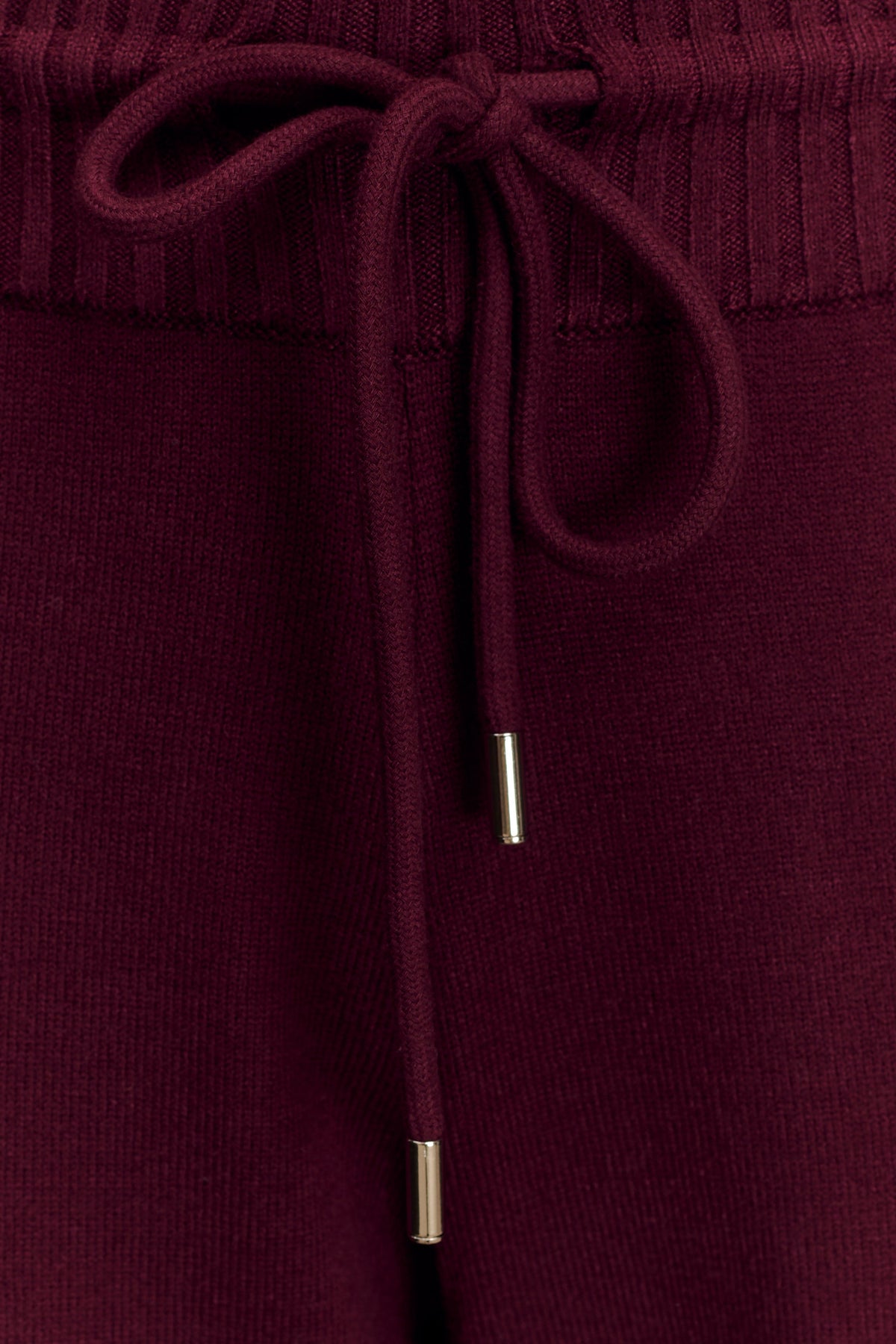 Natalya Knit Wide Leg Pants - Merlot #7