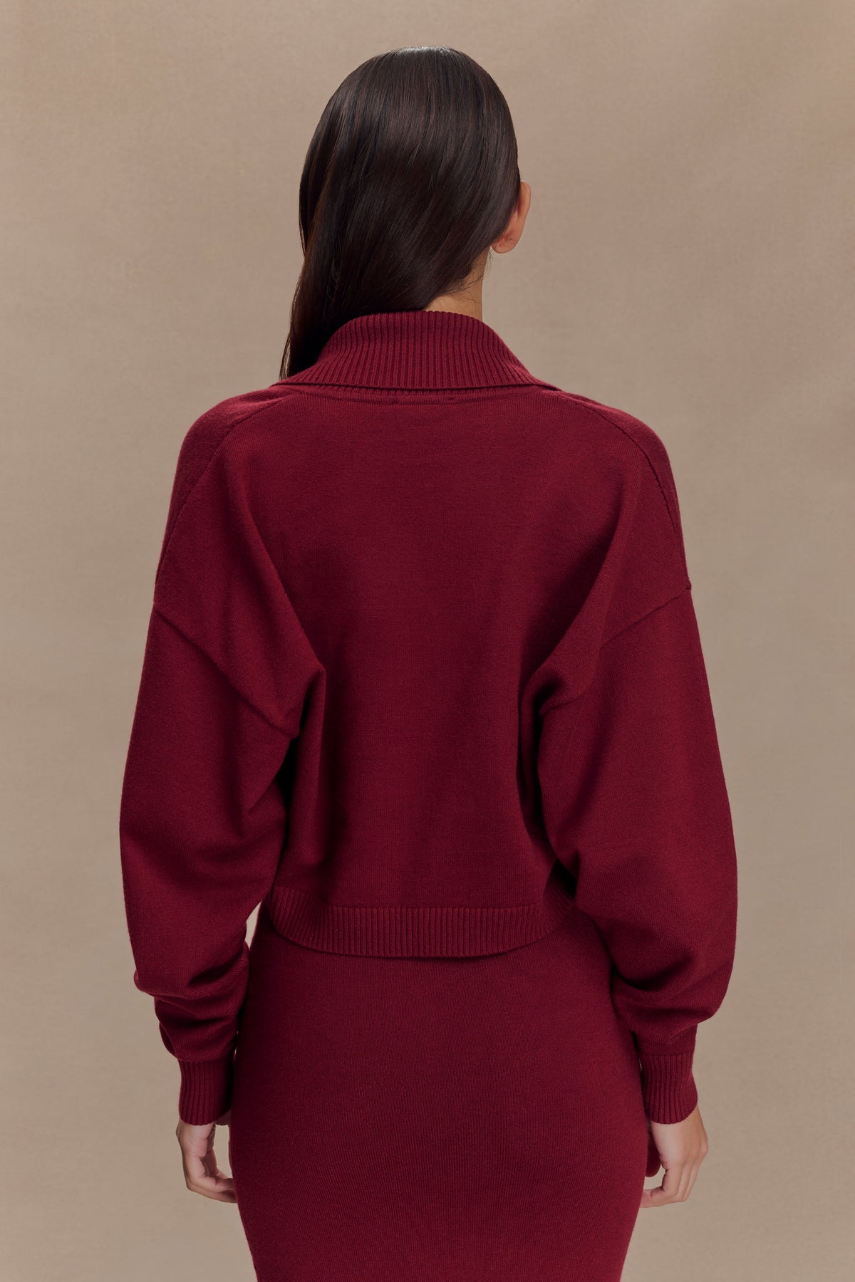 Kingston Knit Maxi Dress - Merlot #7