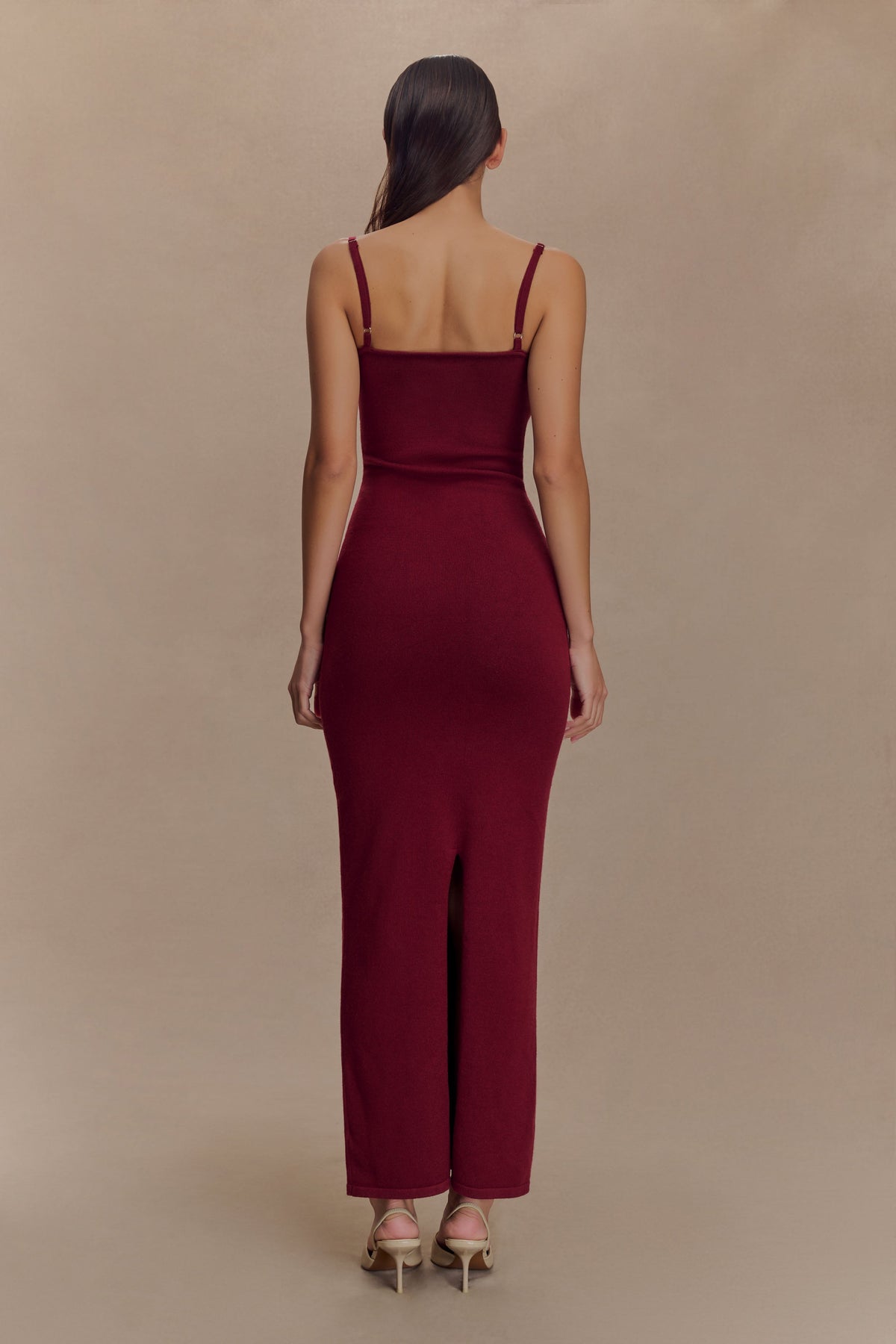 Kingston Knit Maxi Dress - Merlot #5