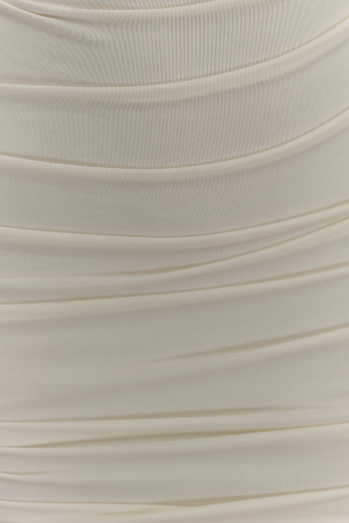 Camila Ruched Halter Midi Dress - Ivory #7