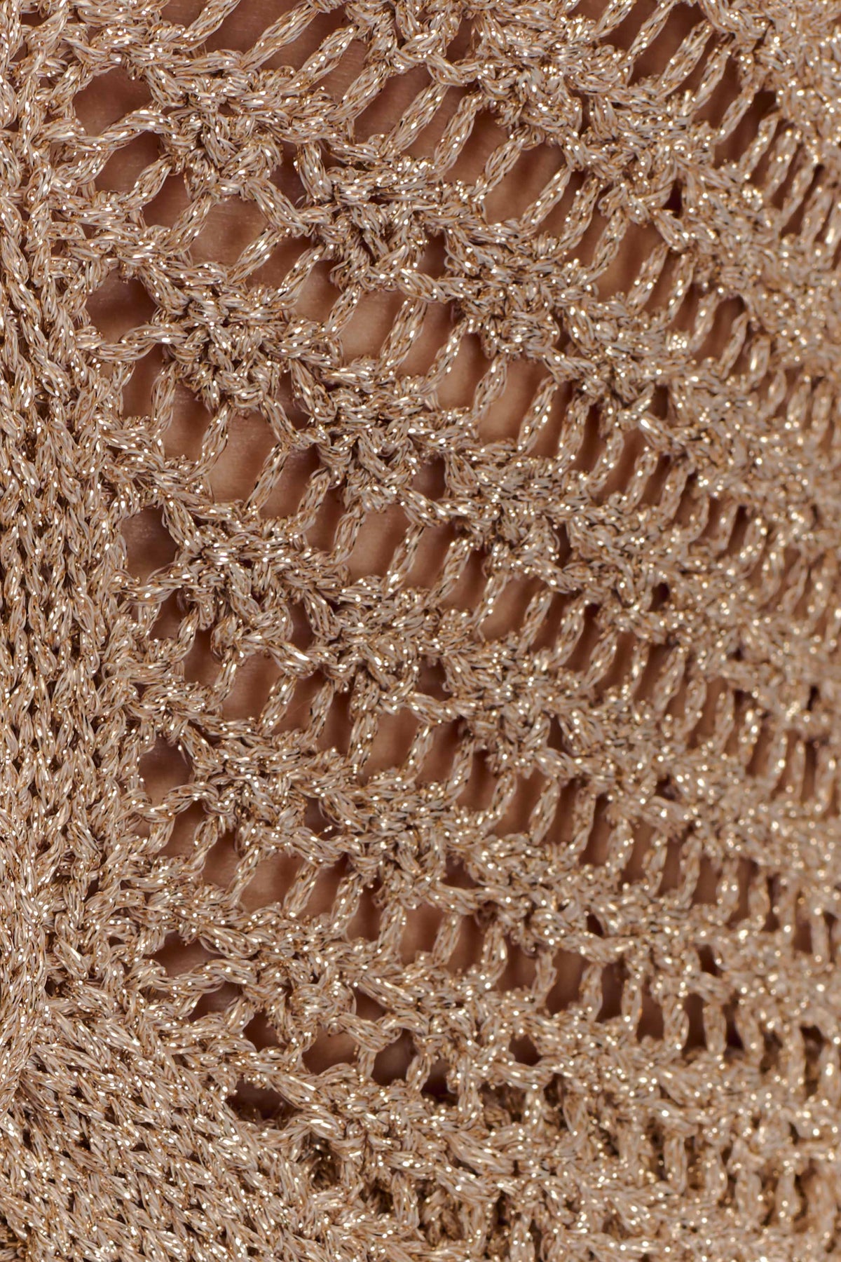 Waverley Metallic Knit Swim Cover Up - Gold #5