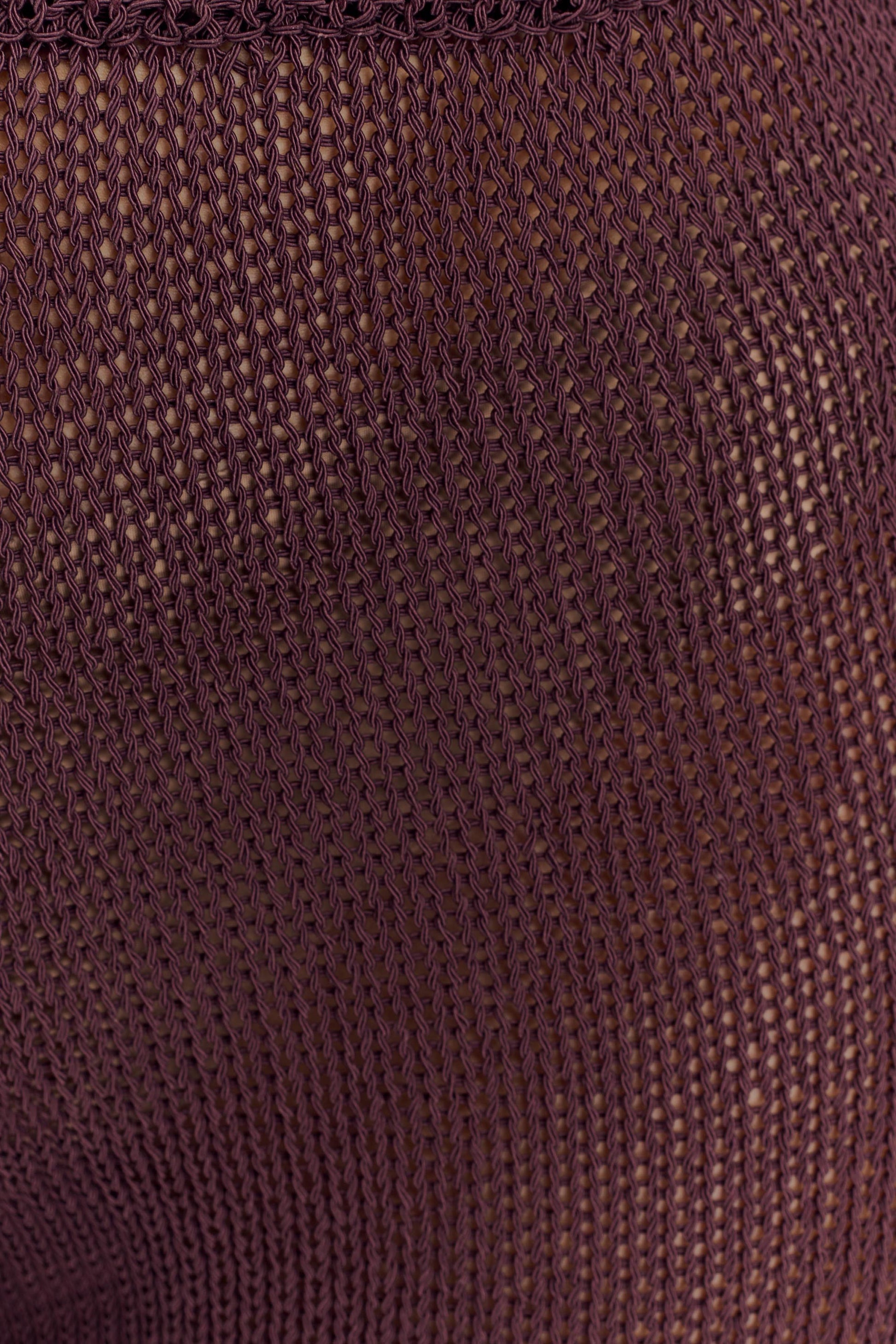 Malani Wide Leg Knit Pants - Chocolate #5