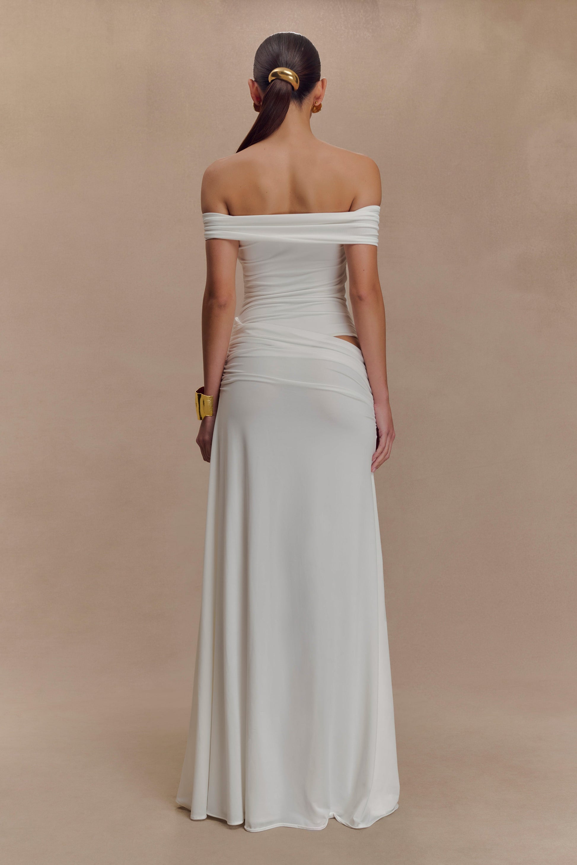 Oliver Slinky Maxi Dress - White #2