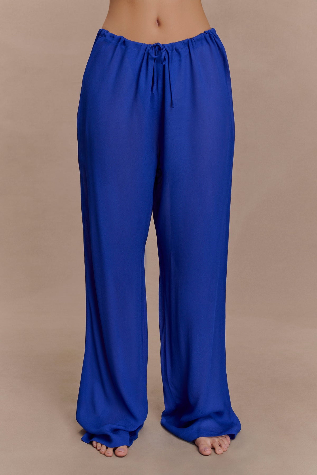 Tonya Sheer Straight Leg Pant - Cobalt Blue #5