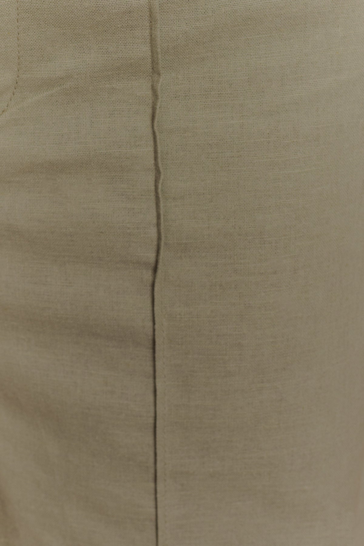Brandi Linen Straight Leg Pant - Basil