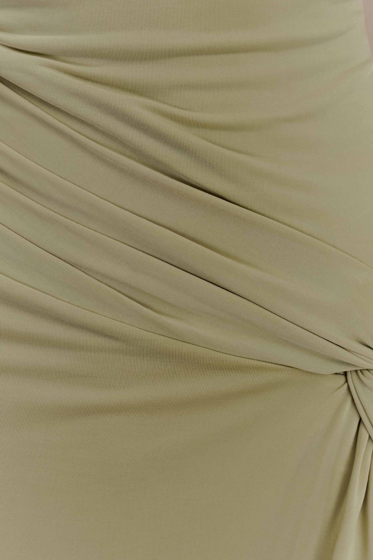 Deanna Long Sleeve Gathered Maxi Dress - Sage #5