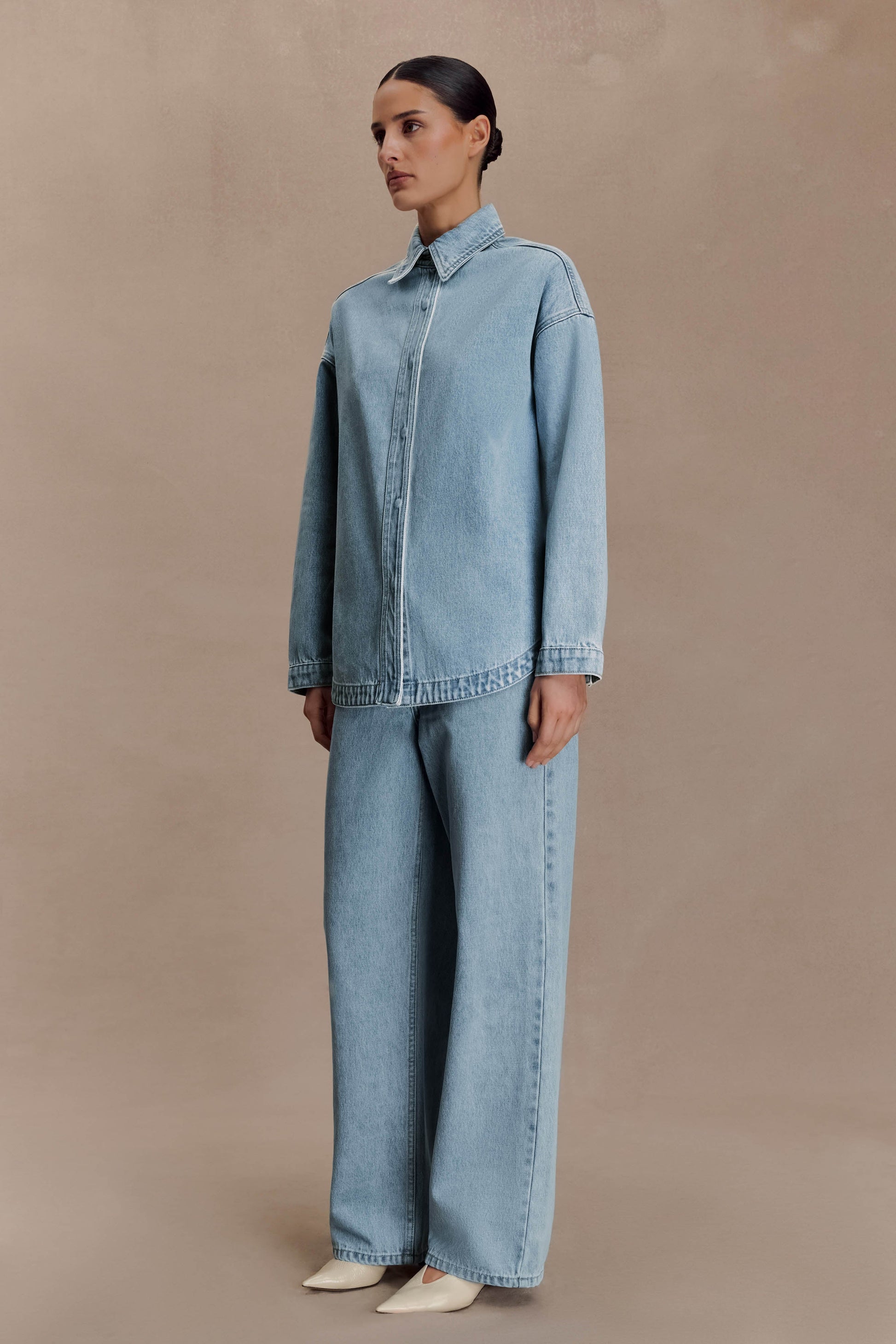 Mannon Mid Rise Denim Jeans - 80'S Blue #3