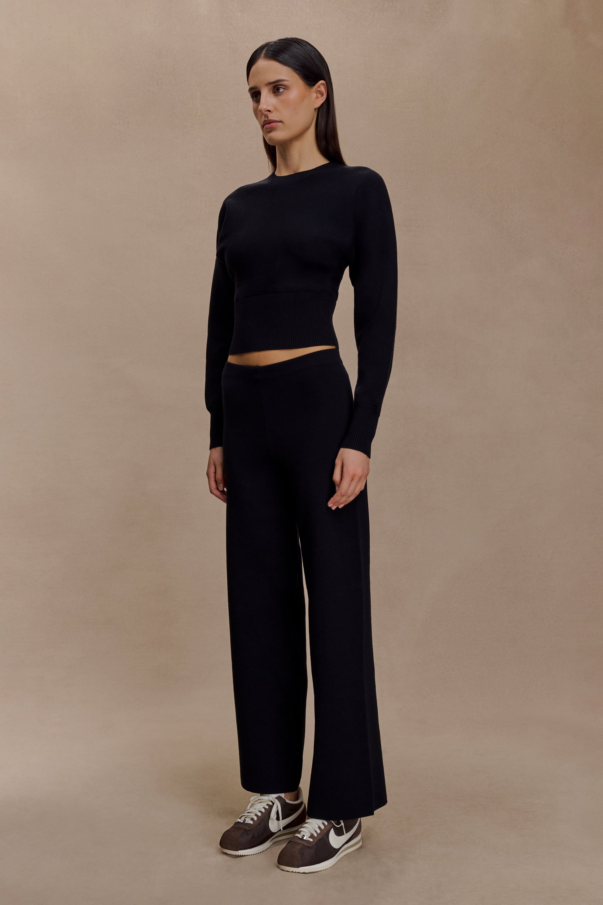 Kerrymae Straight Leg Knit Pants - Black #6