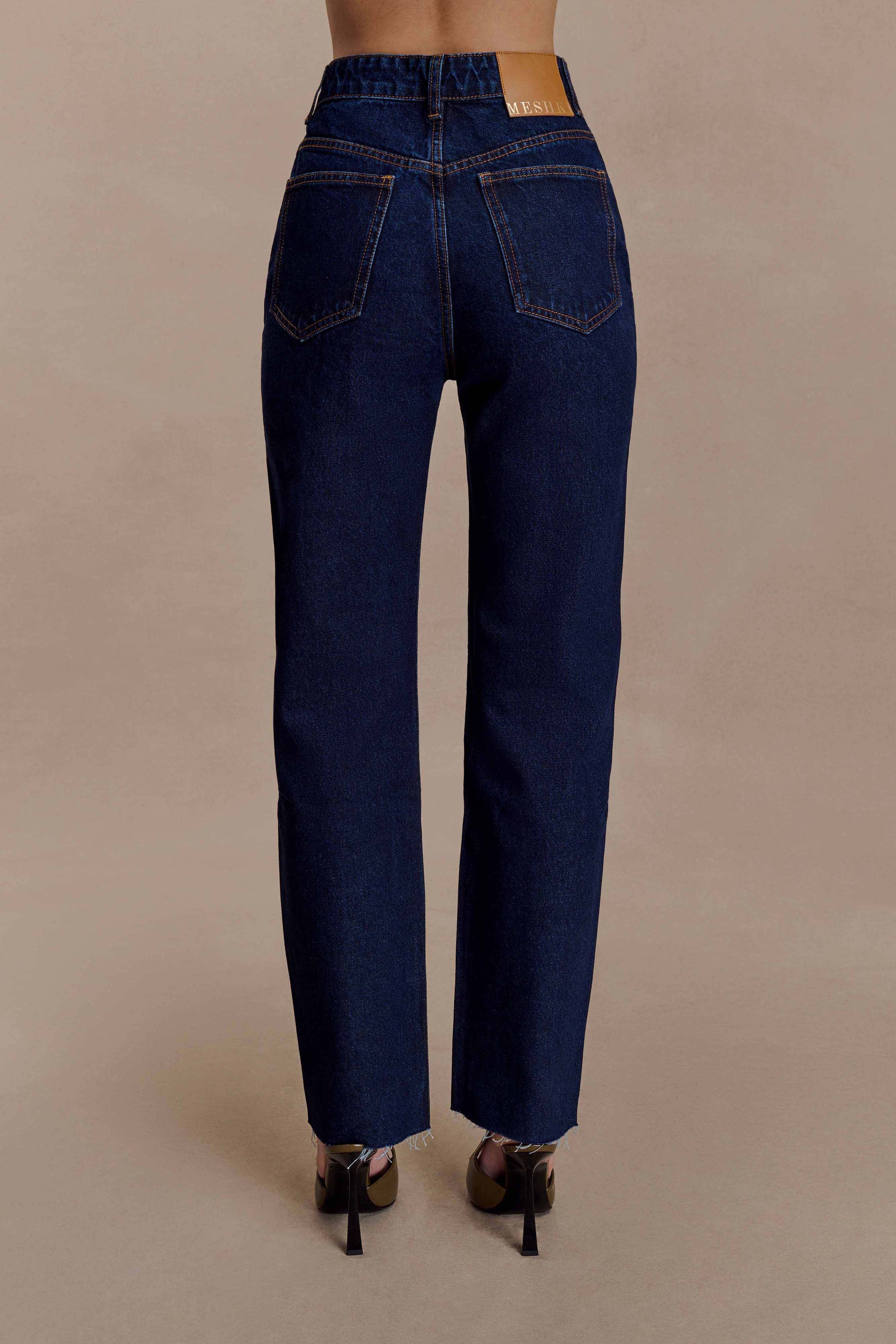 Tina Mom Jean - Indigo Blue #5