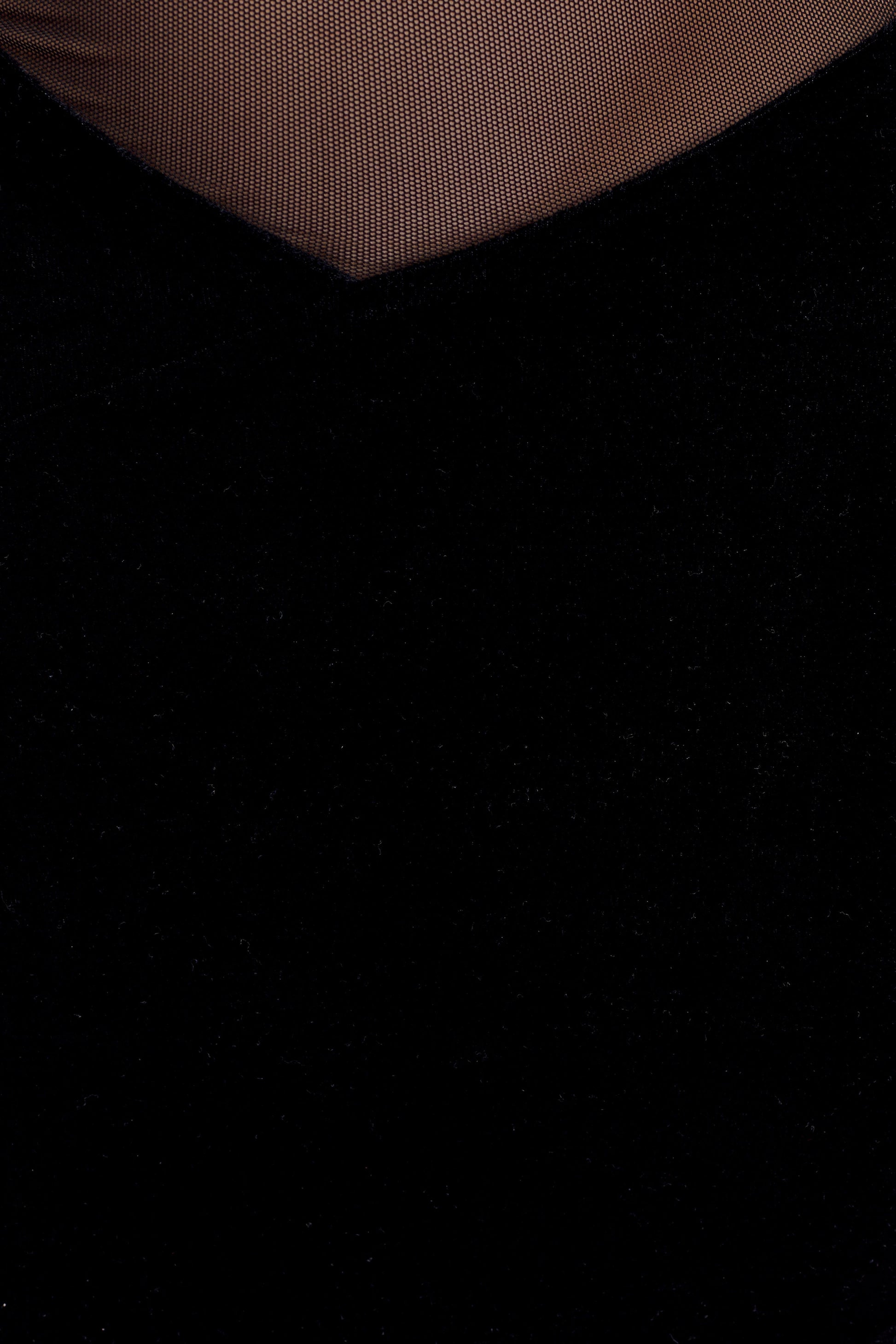 Davina Velvet And Mesh Maxi Dress - Black #9