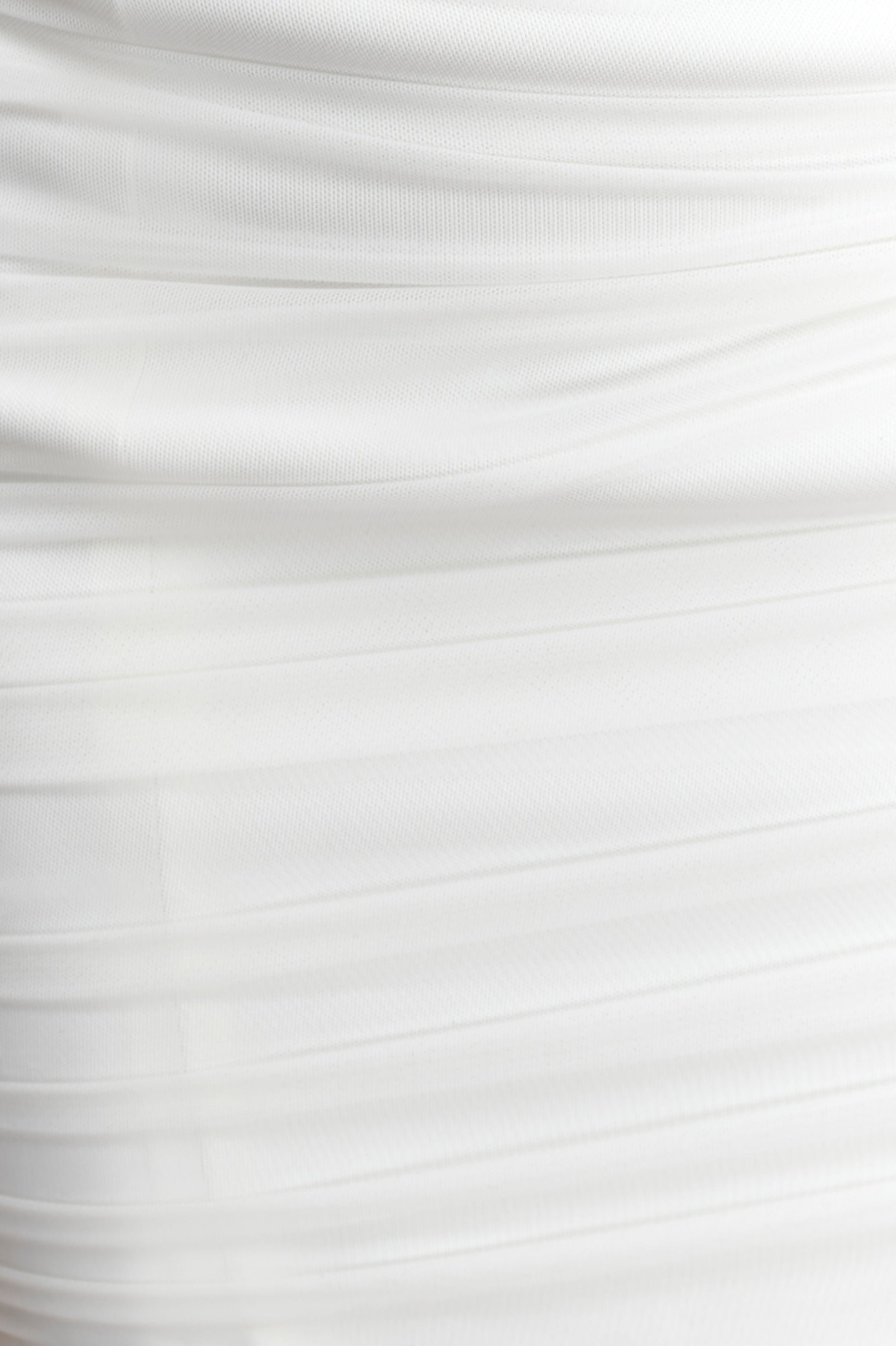 Jianna Strapless Mesh Maxi Dress - Ivory #7
