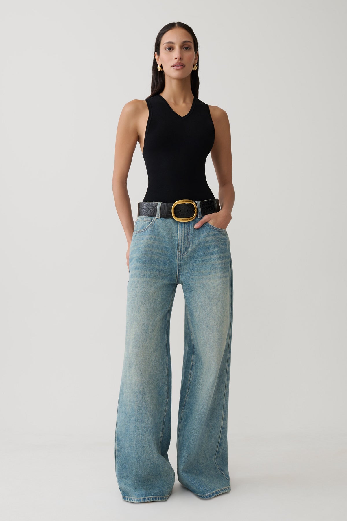Marleen Knit Tank Top - Black #5