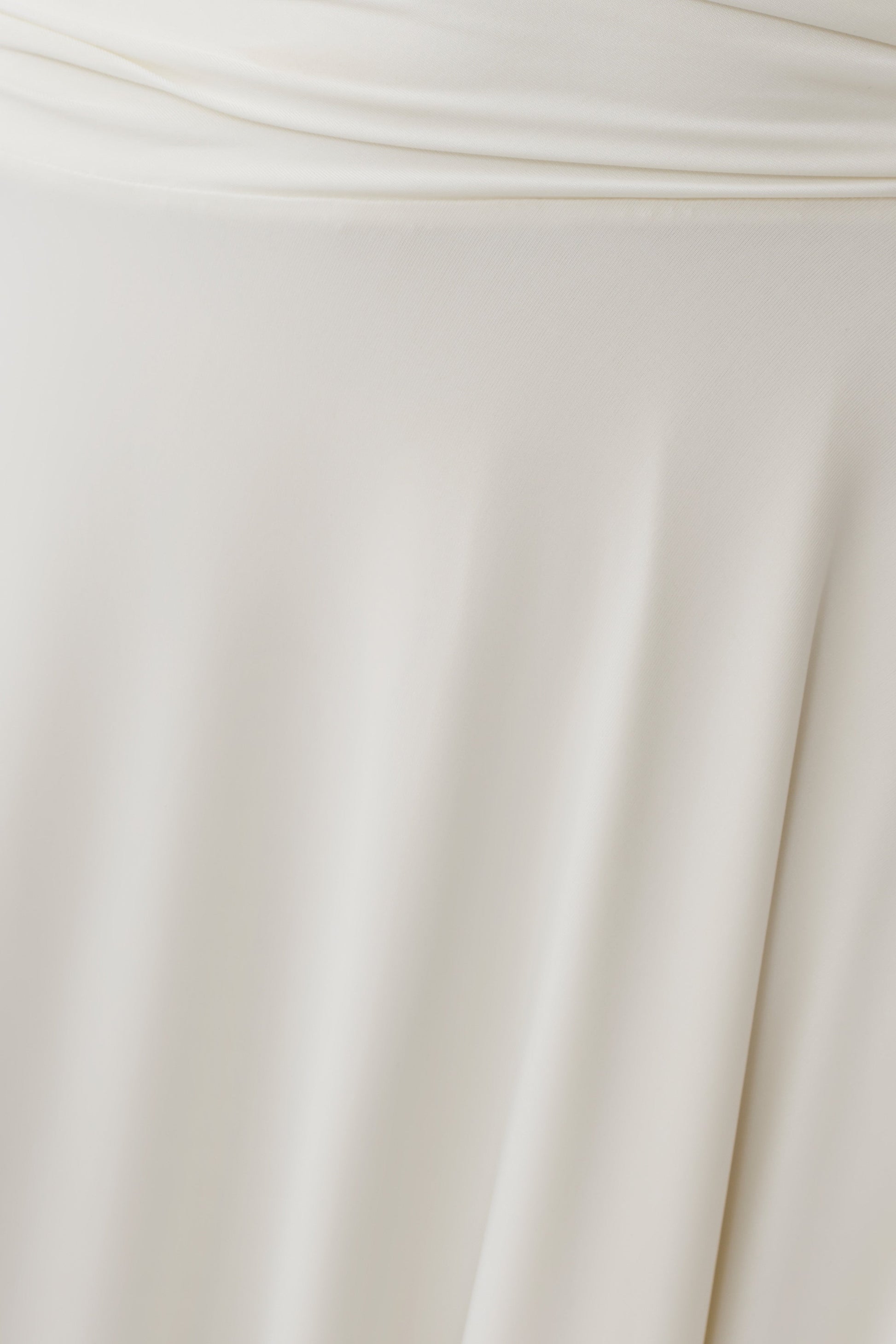 Luu Slinky Midi Skirt - Ivory #7