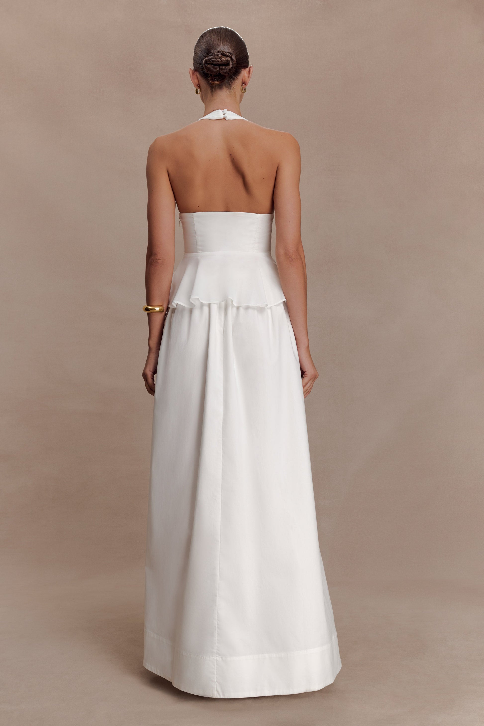 River Halter Neck Sleeveless Top - White #5