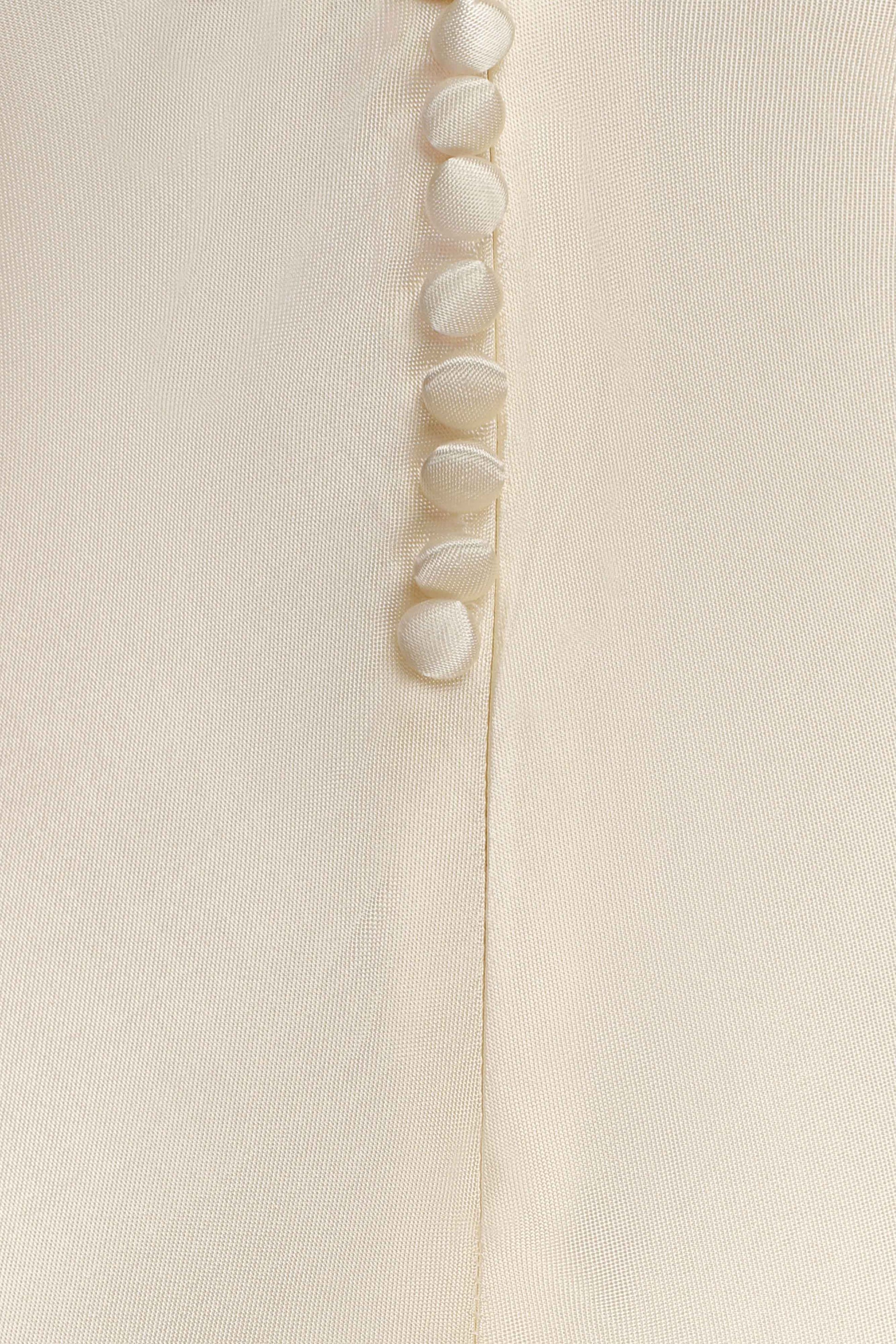 Esther Iridescent Satin Cowl Maxi Dress - Lemon Sorbet #10