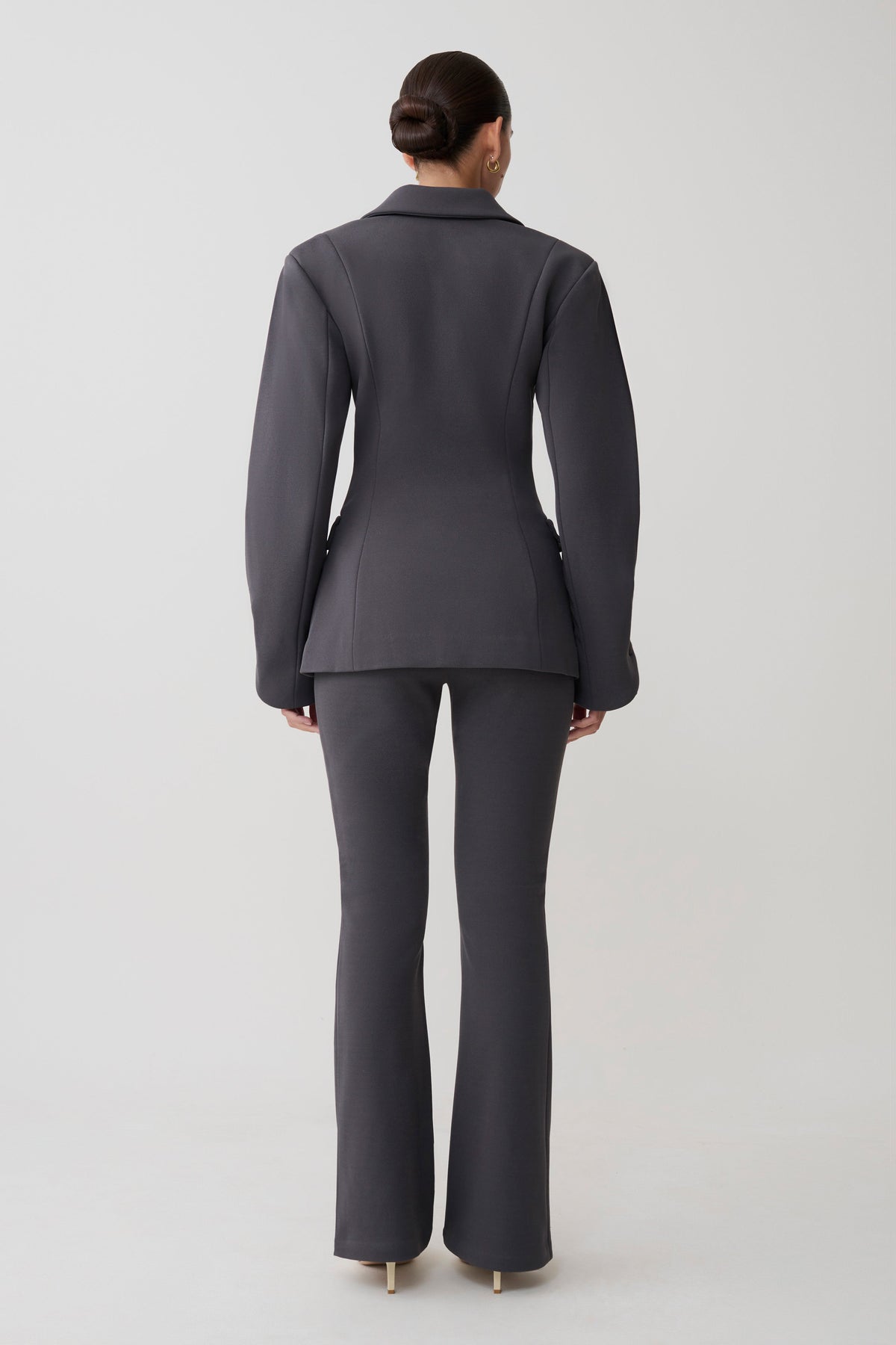 Marion Fit And Flare Pant - Charcoal Shadow #2
