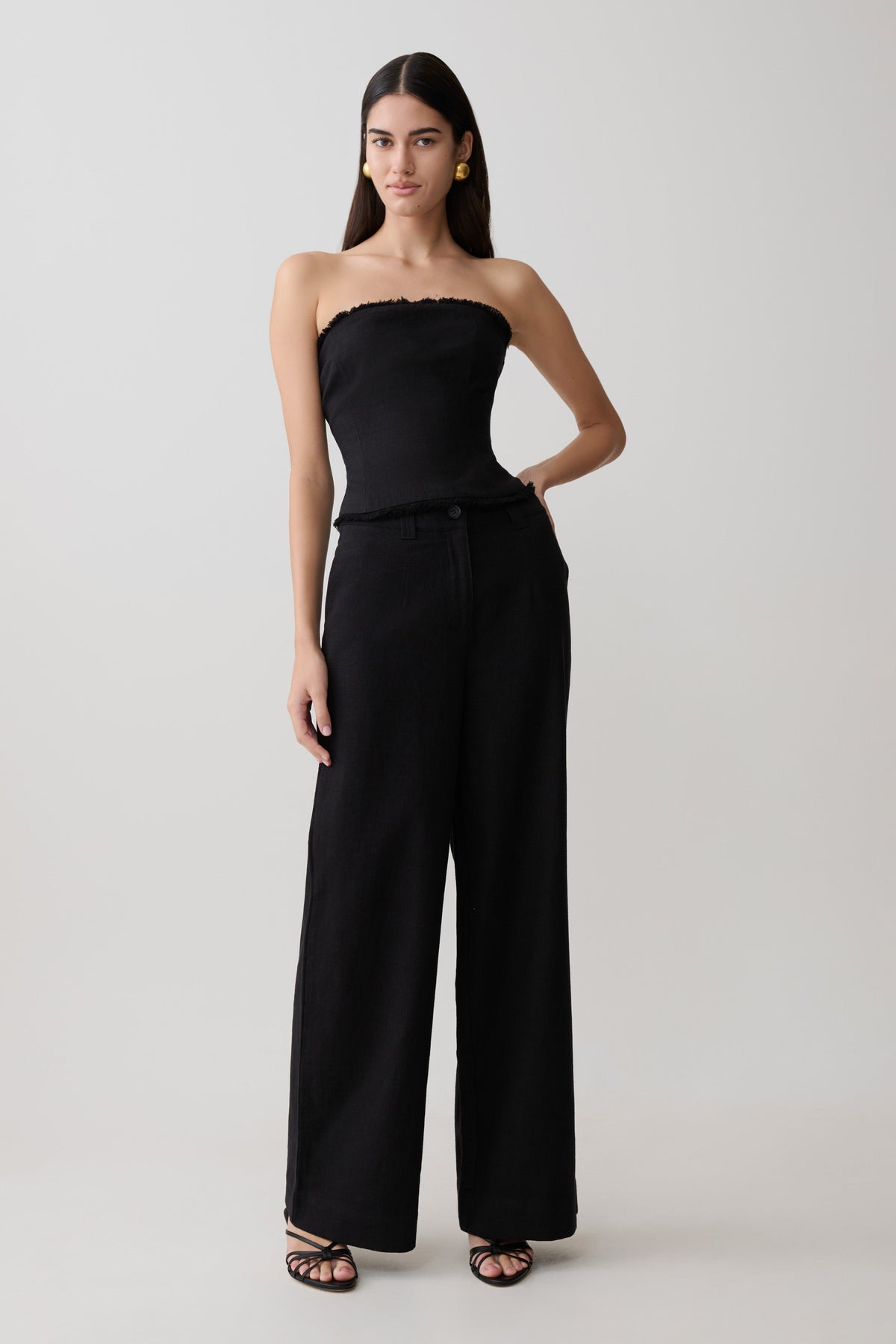 Brielle Straight Leg Pant - Black #5