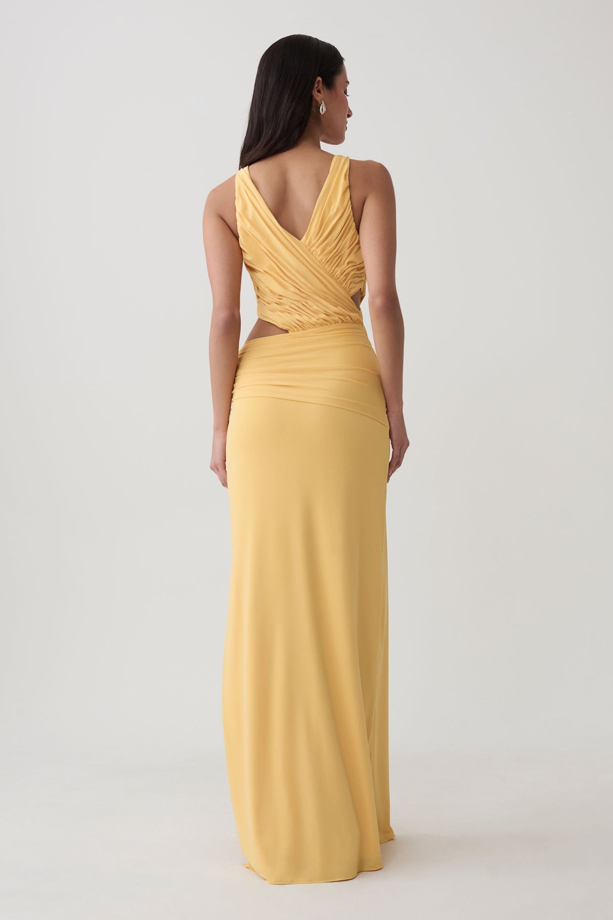 Klein Draped Jersey Gown With Hardware - Mango #2