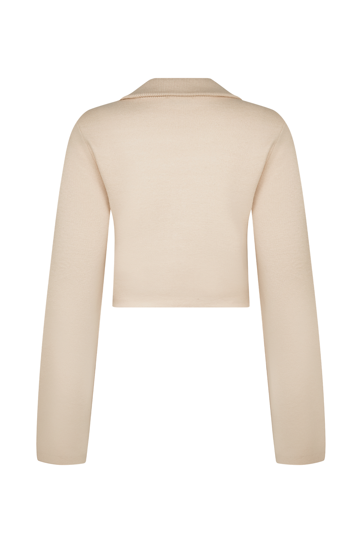 Annabelle Knit Curved Hem Cardigan - Cream #7