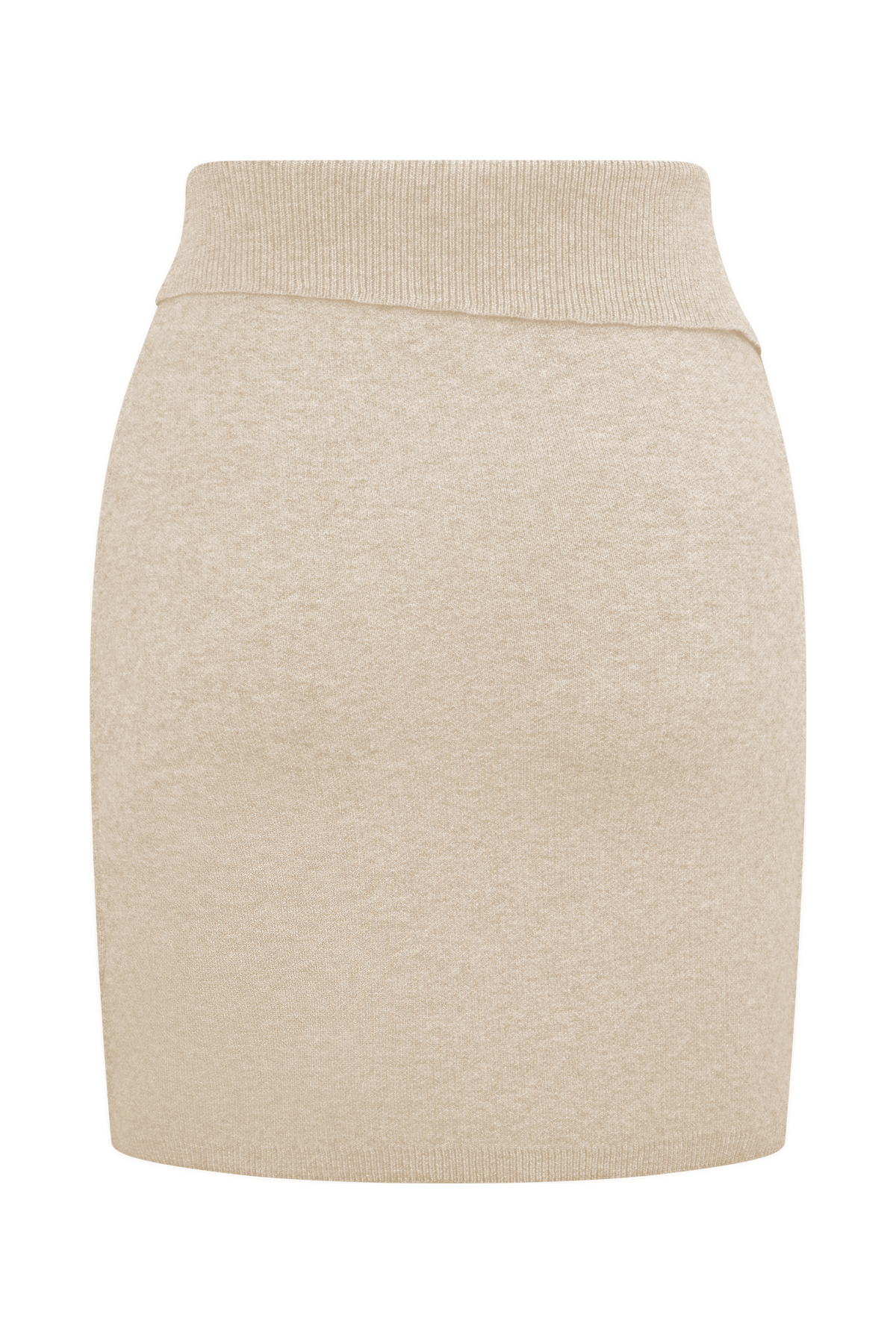 Annabelle Knit Mini Skirt - Cream #8