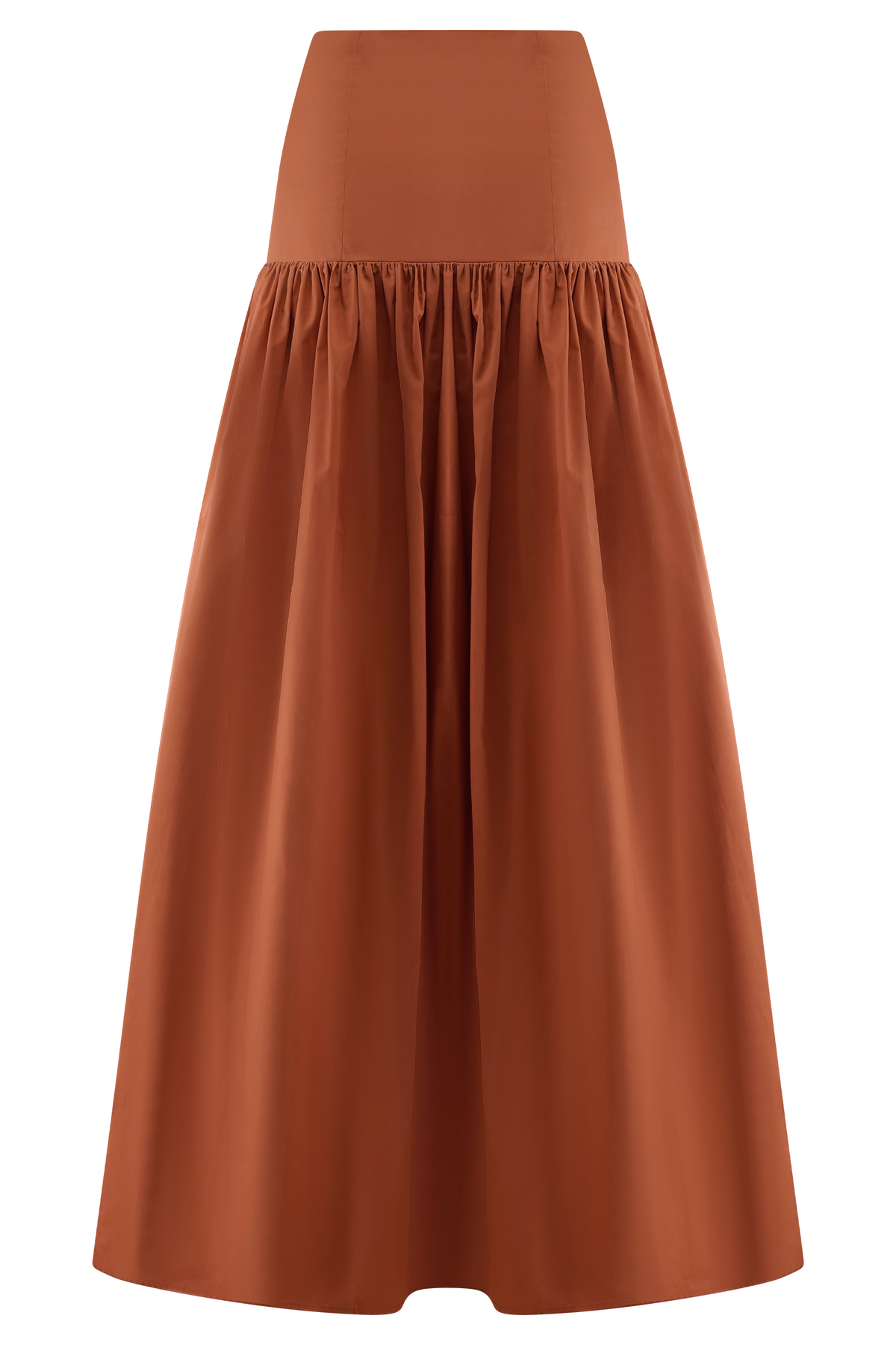 Autumn Maxi Skirt - Burnt Orange #8