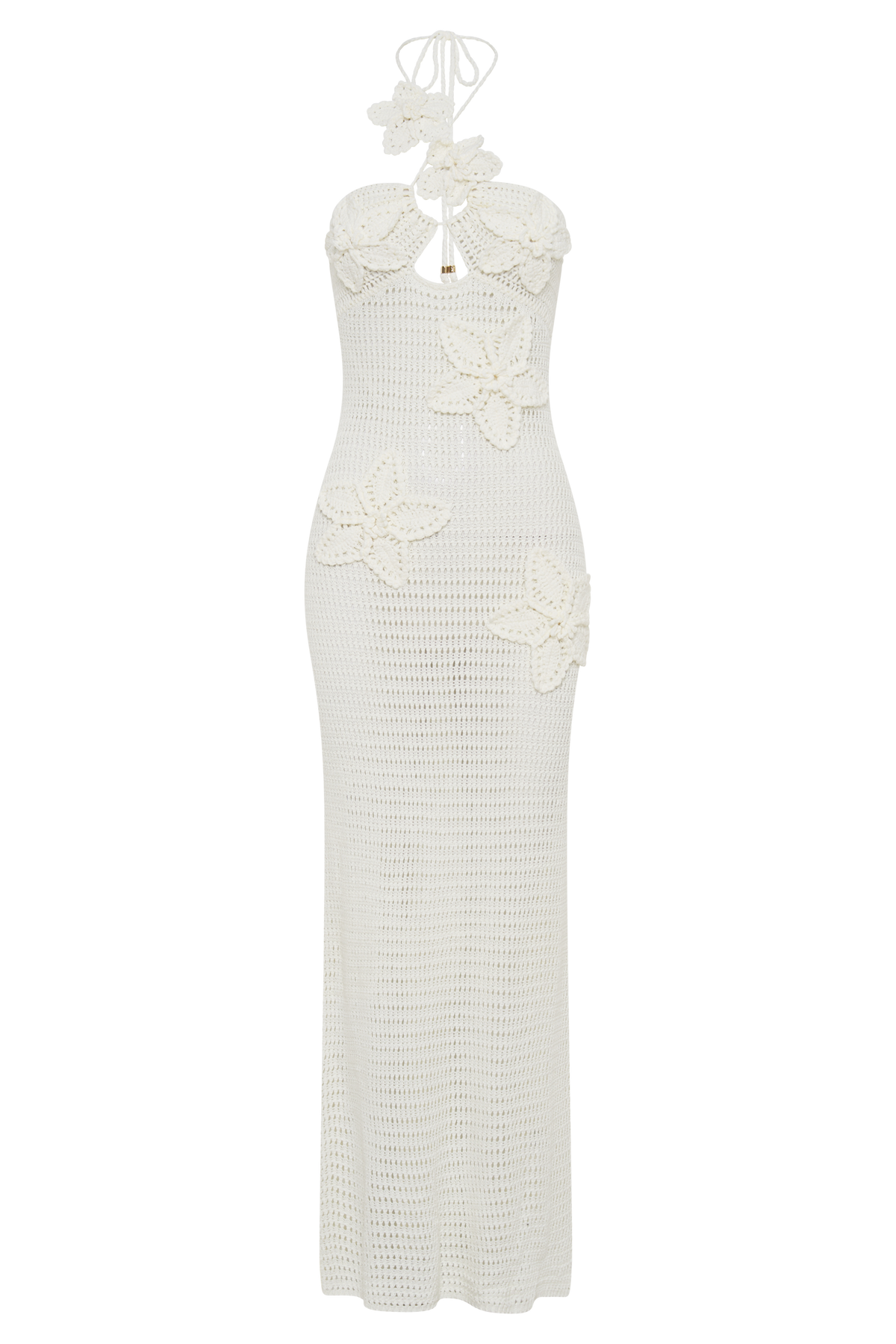 Kyla Floral Crochet Maxi Dress - Ivory #8