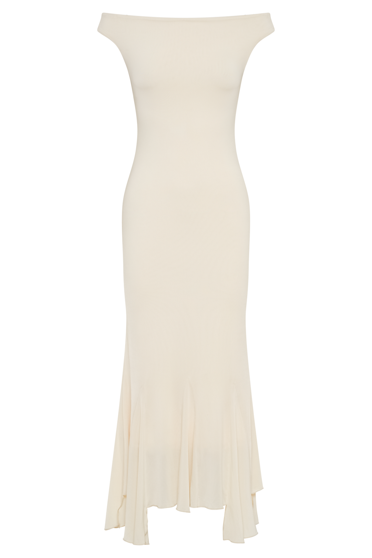 Analina Slinky Handkerchief Midi Dress - Lemon Sherbet #9