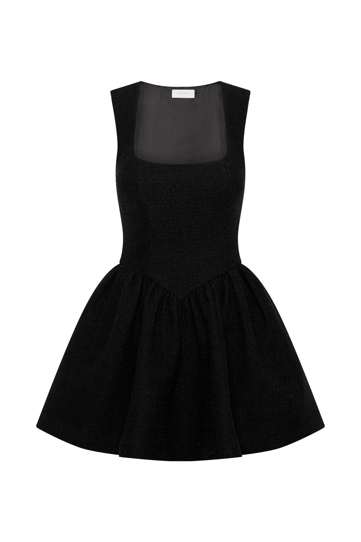 Jennifer Boucle Mini Dress - Black #8