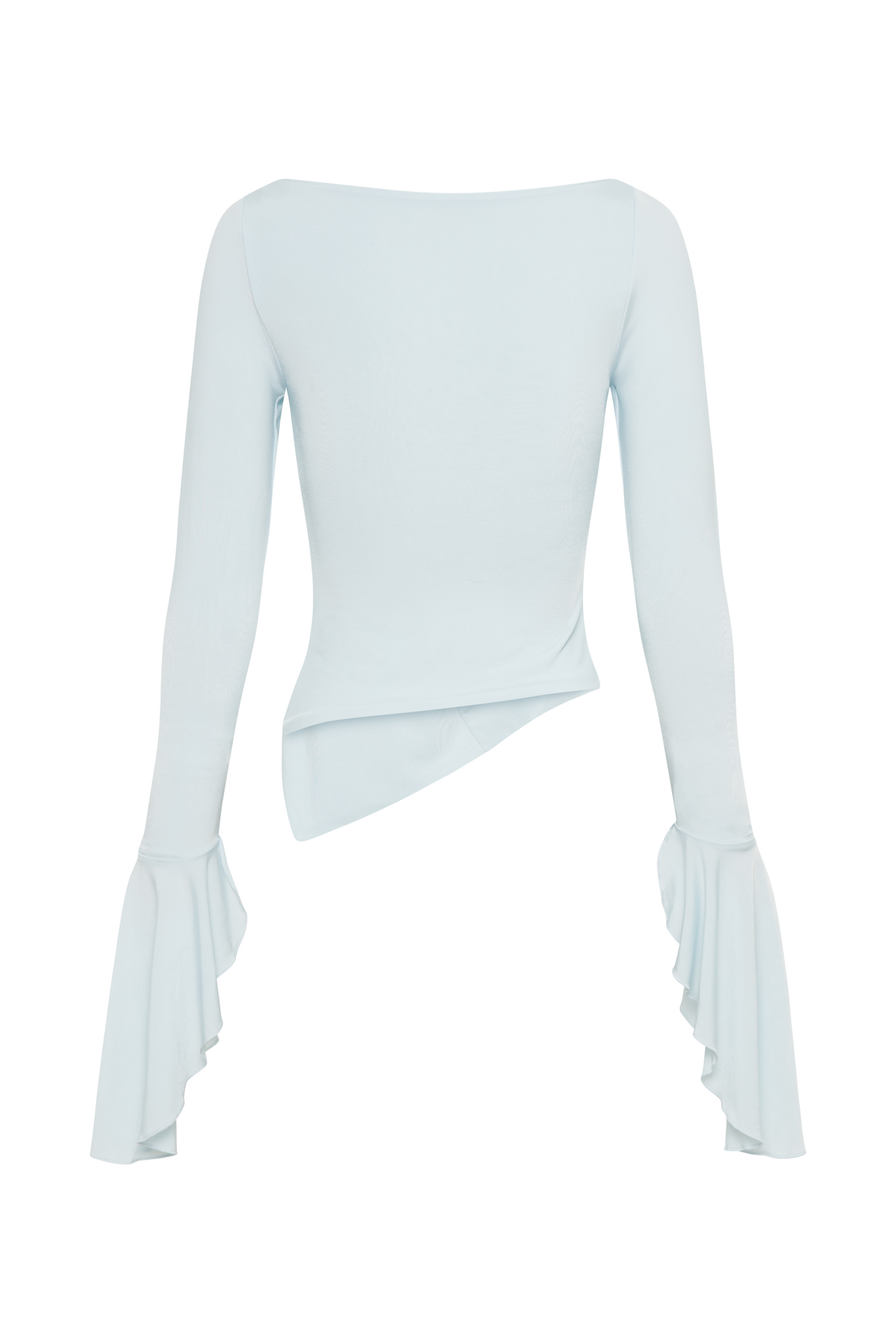 Stevie Bell Sleeve Slinky Top - Sky Blue #7