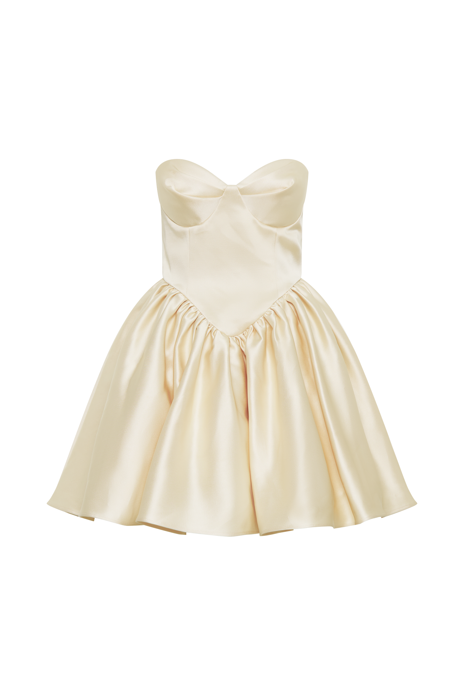 Hollie Structured Corset Mini Dress - Gold #7