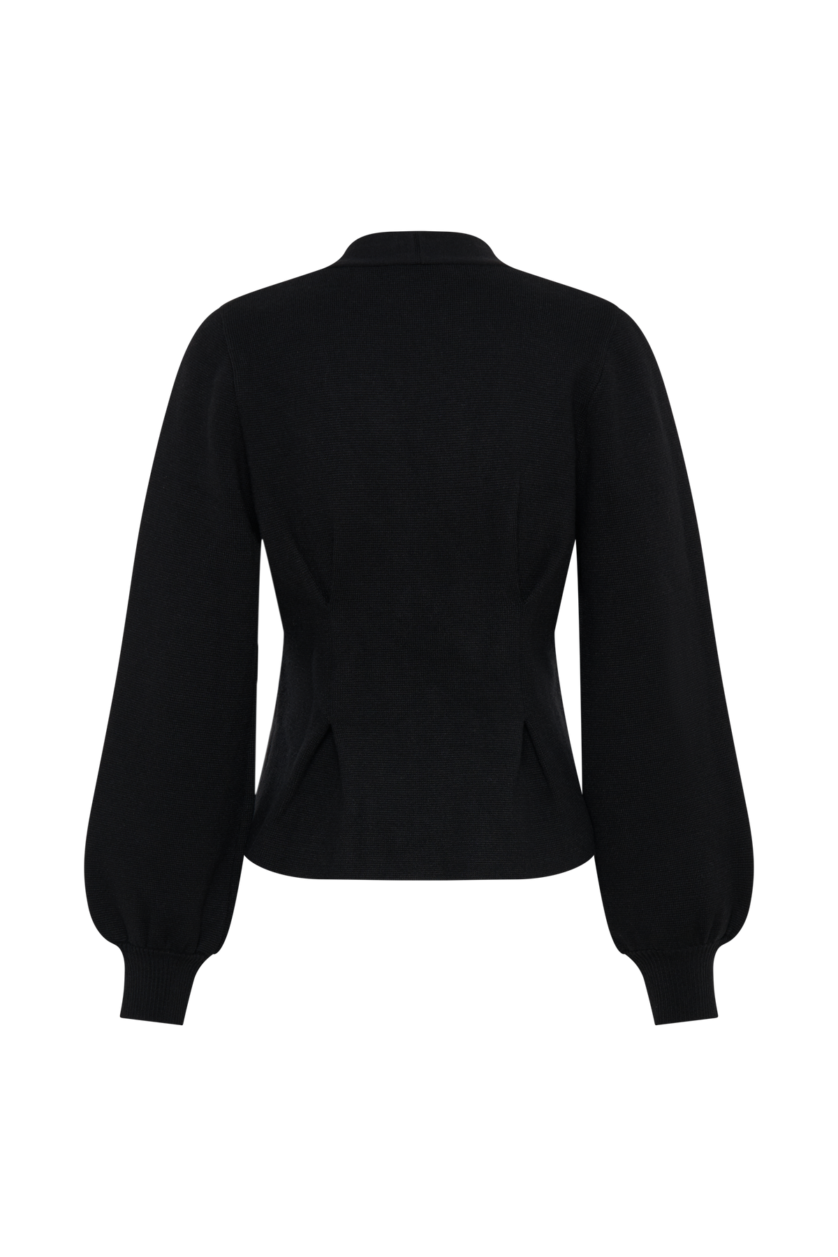 Beverly Knit Cinched Cardigan - Black