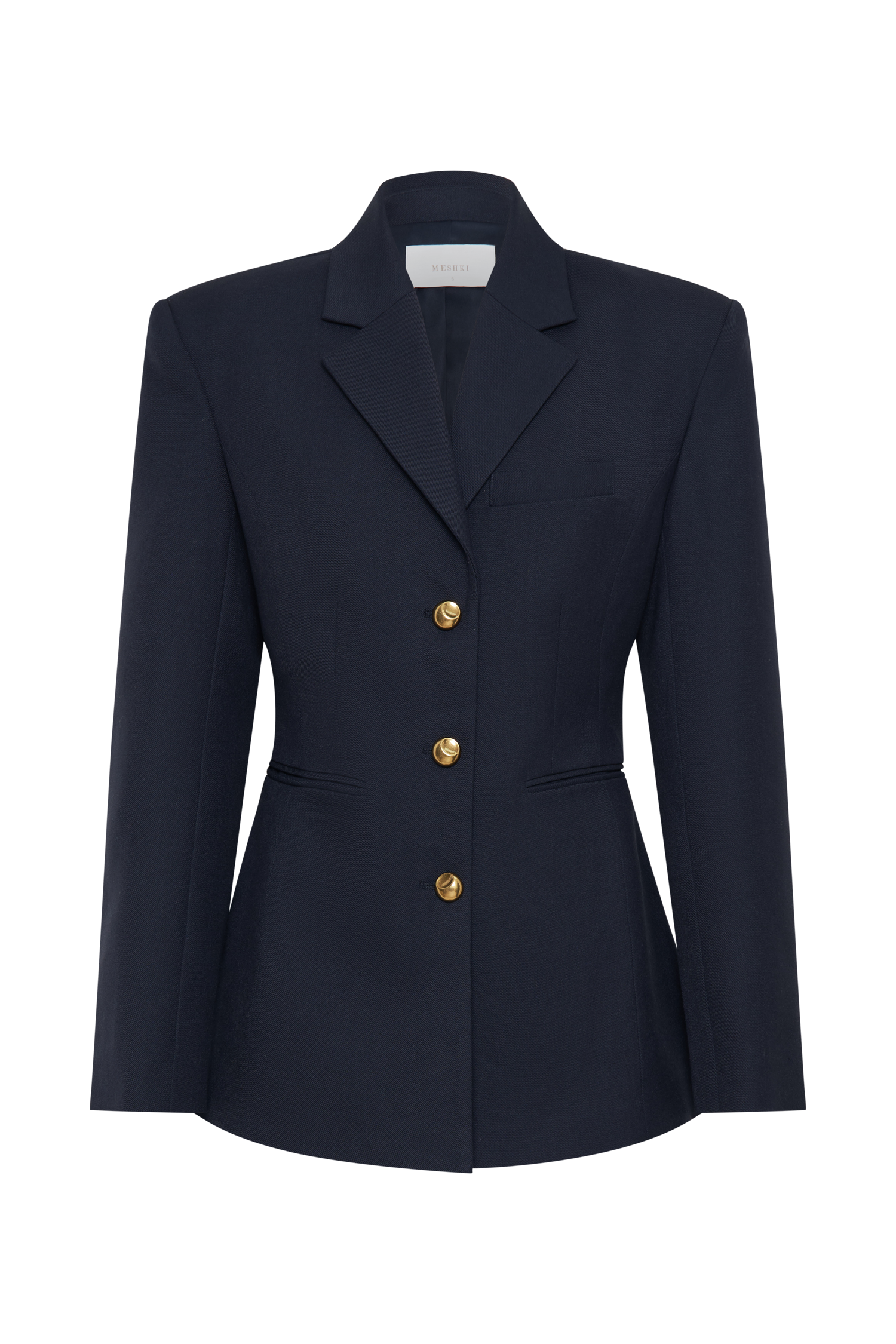 Bellamy Cinched Blazer - Dark Navy #9