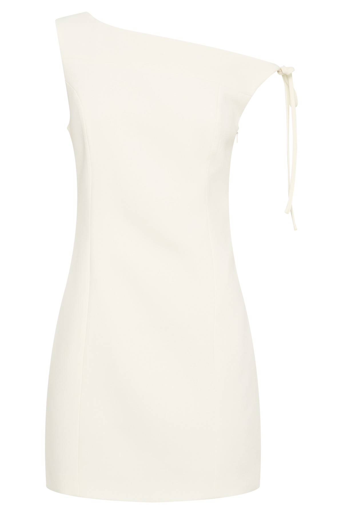 Baker Suiting Off Shoulder Dress - Ivory #9