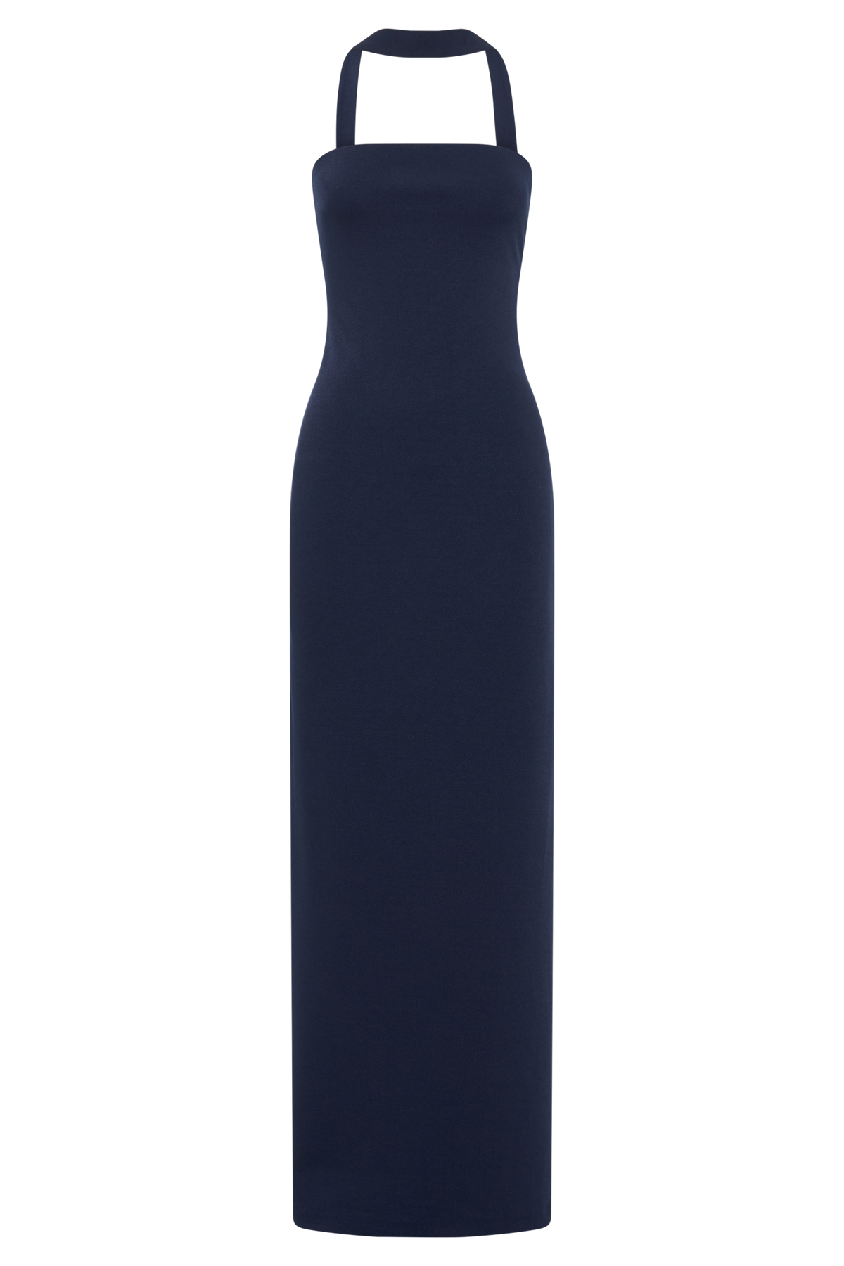 Velma Halter Collar Maxi Dress - Dark Navy #9